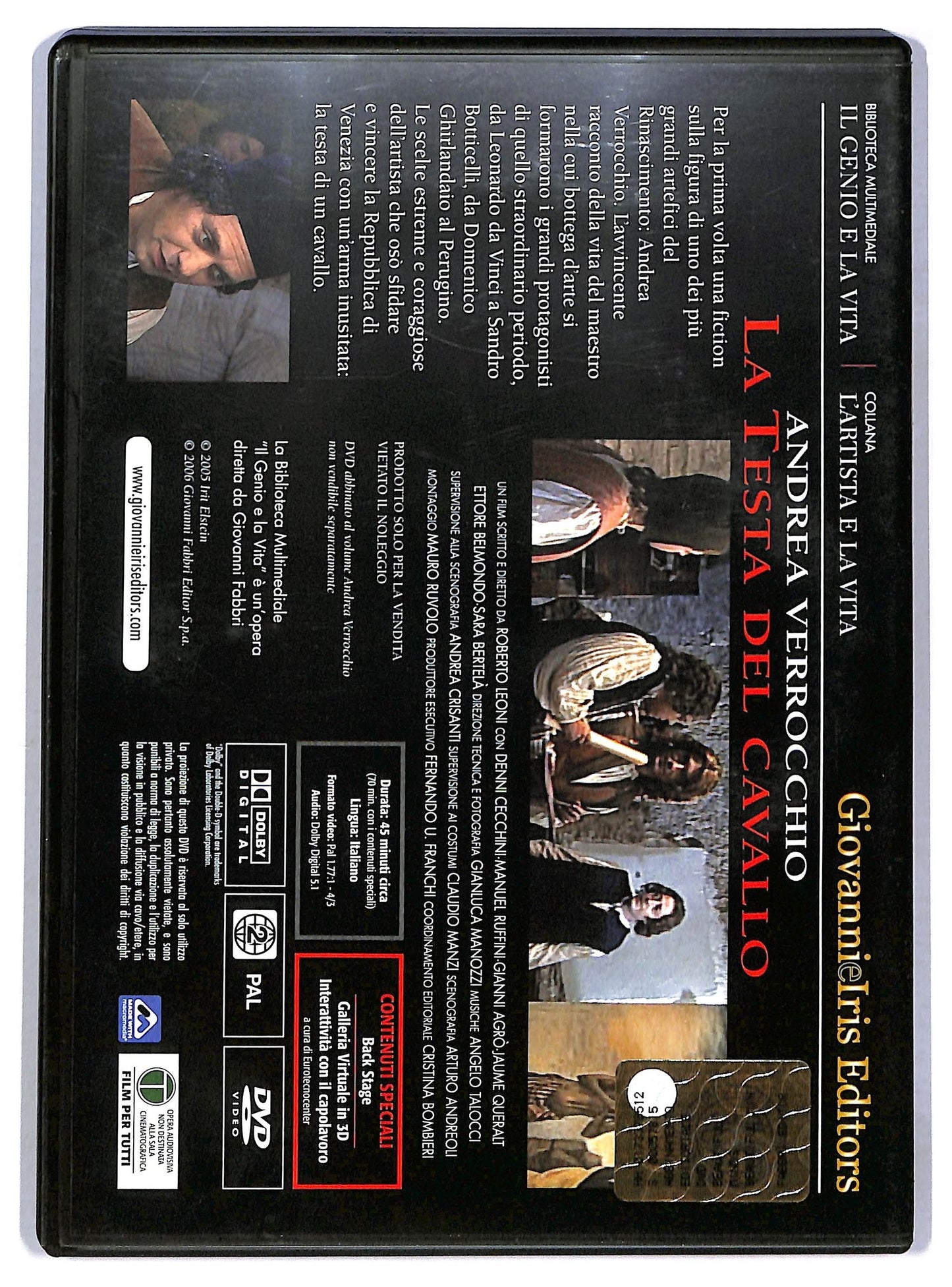 EBOND Andre Verrocchio - La testa del cavallo EDITORIALE DVD D794050
