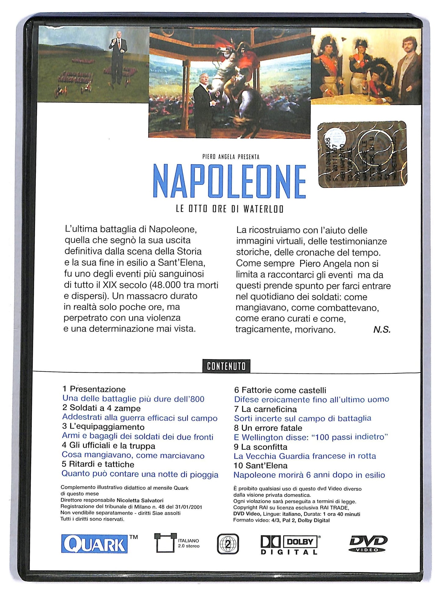 EBOND Napoleone Le Otto Ore Di Waterloo DVD  Editoriale D794061