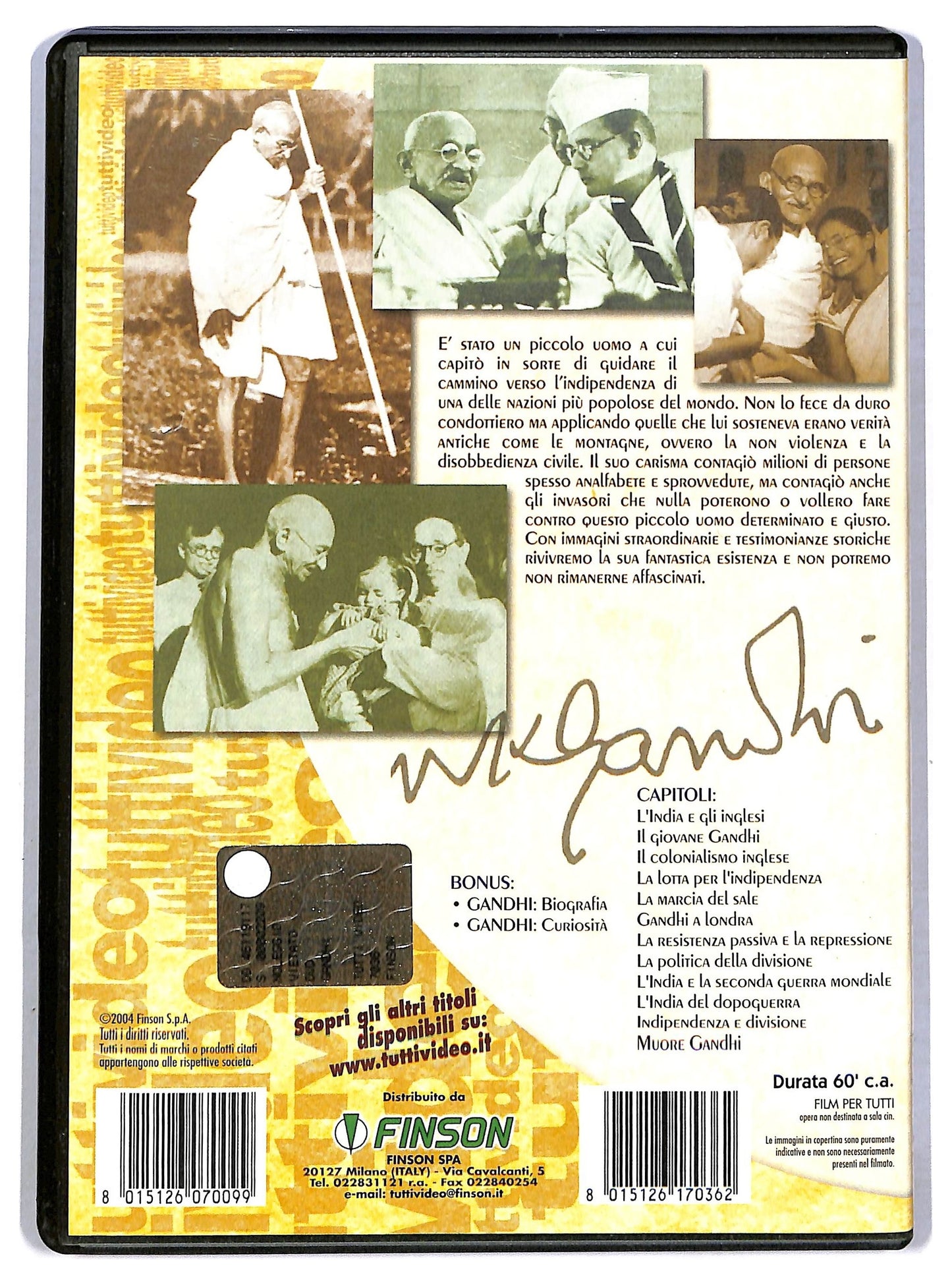 EBOND Gandhi IL RIvoluzionario Della Non Violenza EDITORIALE DVD D794105