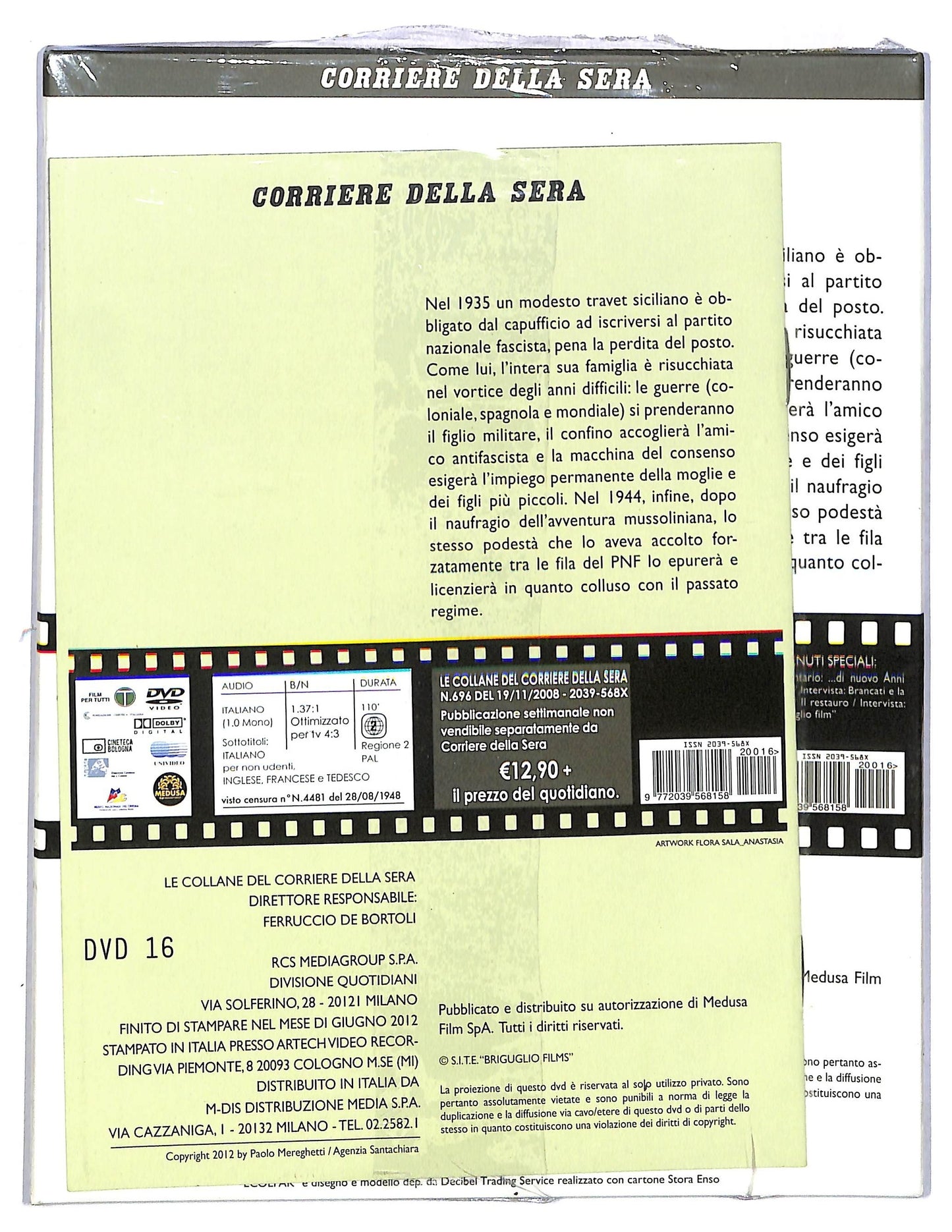 EBOND Anni Difficili EDITORIALE DVD Slip Case D794155
