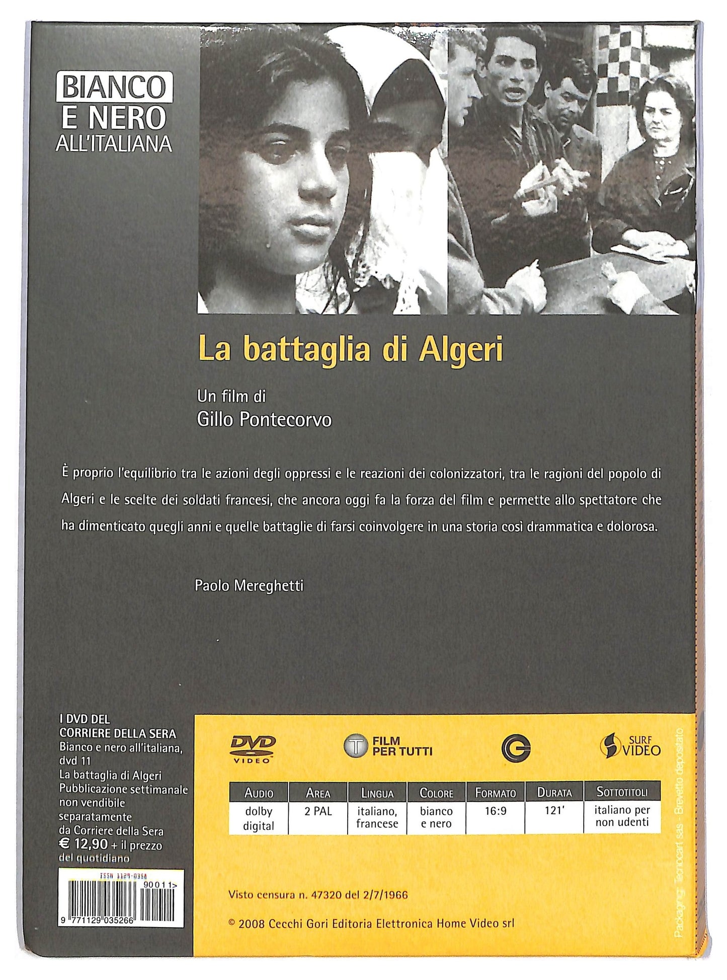 EBOND La Battaglia DI Algeri EDITORIALE DVD D794230
