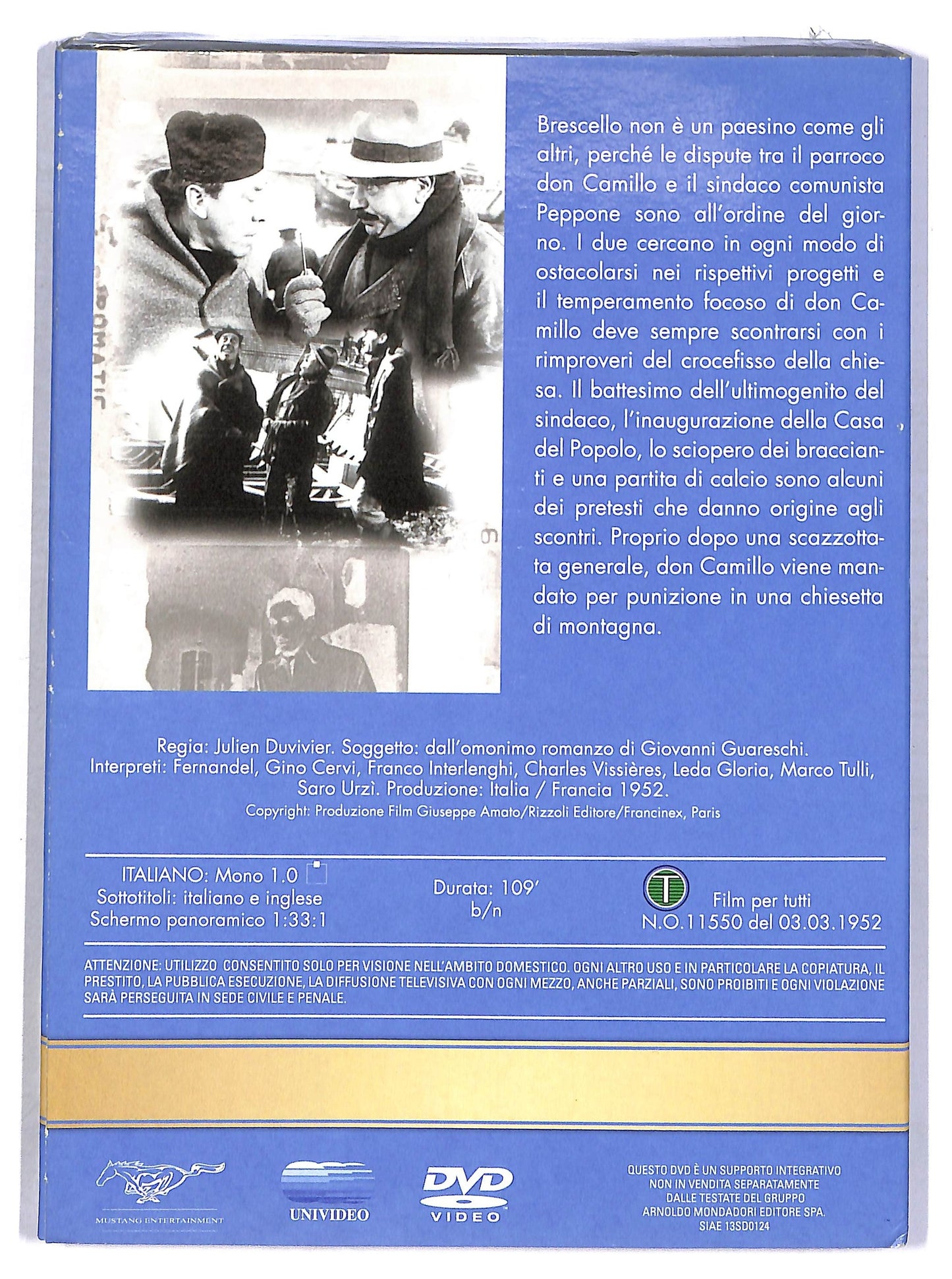 EBOND Don Camillo EDITORIALE DVD D794232