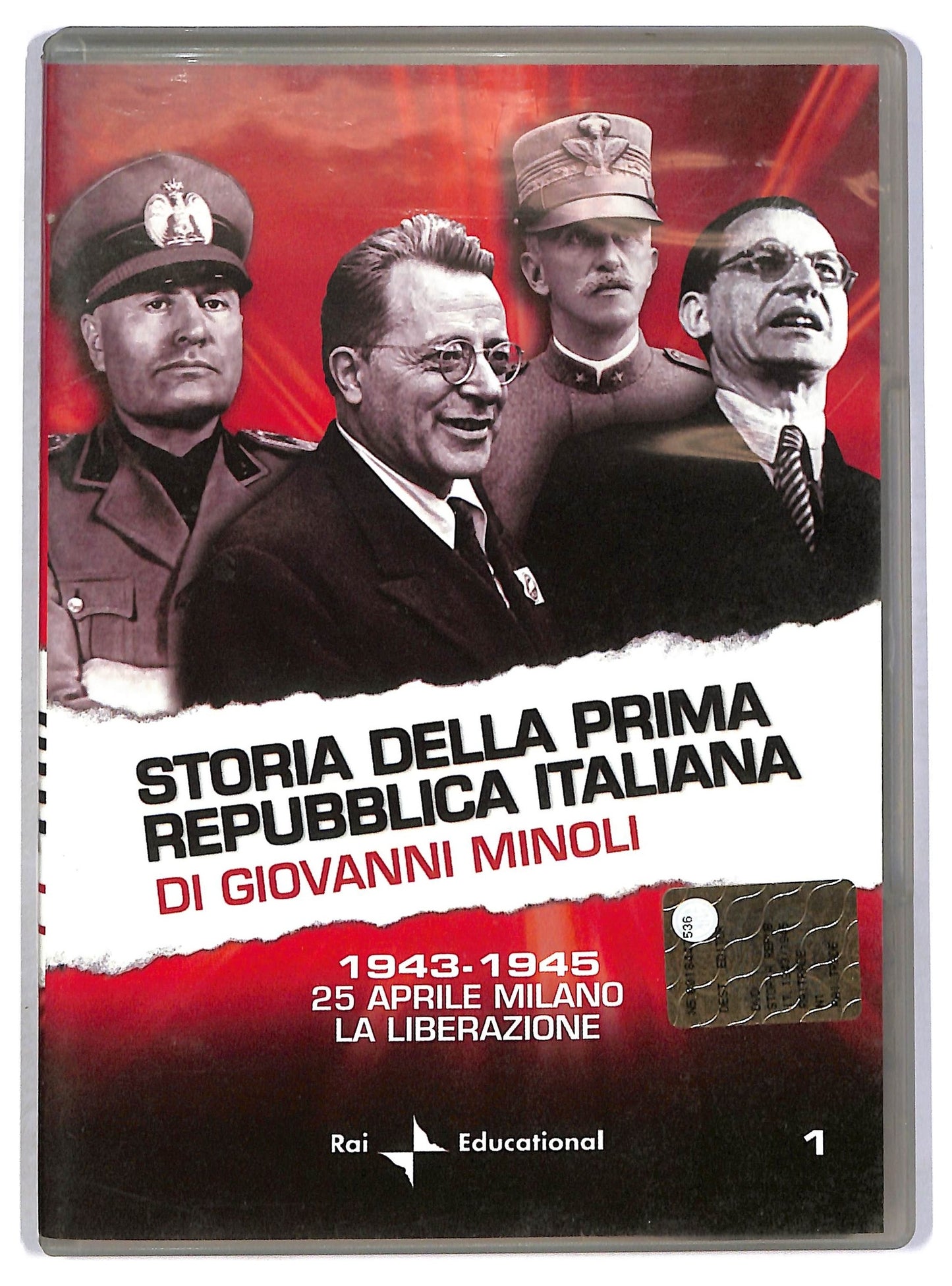 EBOND Storia Della Prima Repubblica Italiano Vol. 1 EDITORIALE DVD D794242