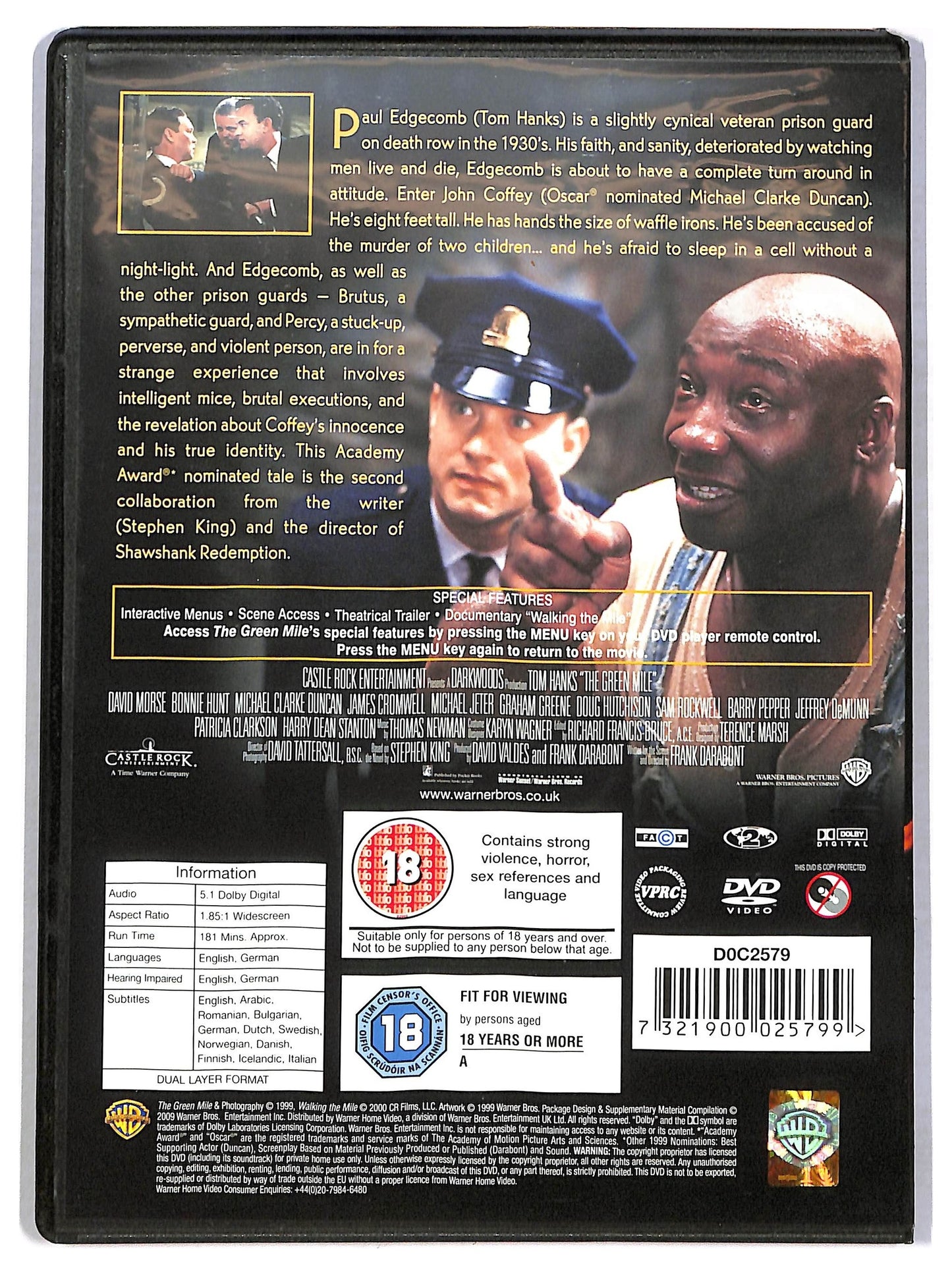 EBOND The Green Mile DVD D794247