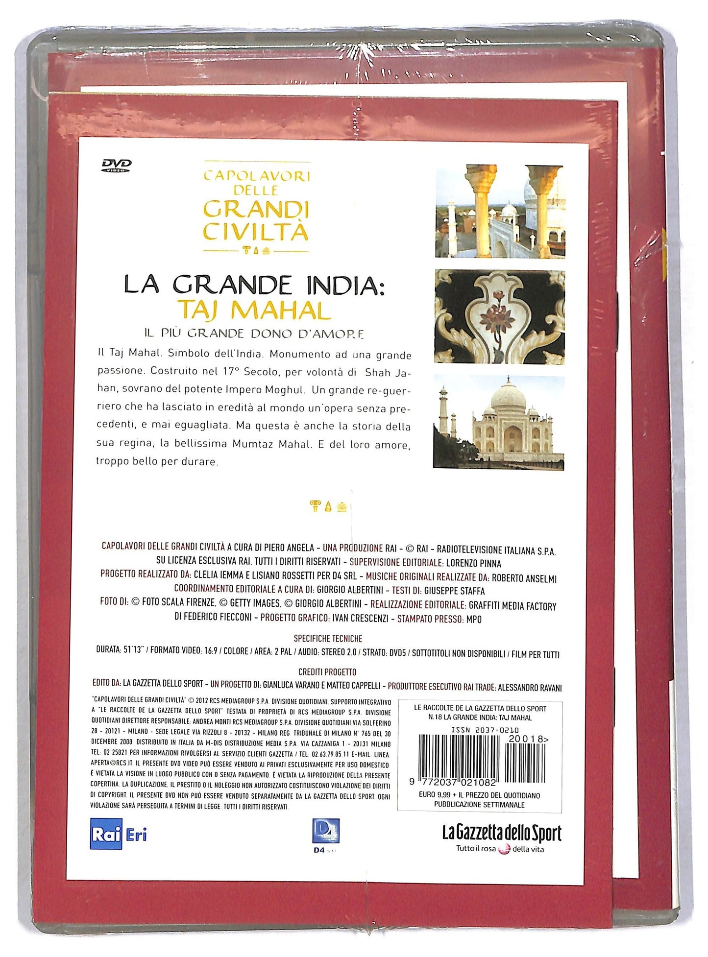 EBOND La grande India: Taj Mahal Vol.18 EDITORIALE DVD D794330