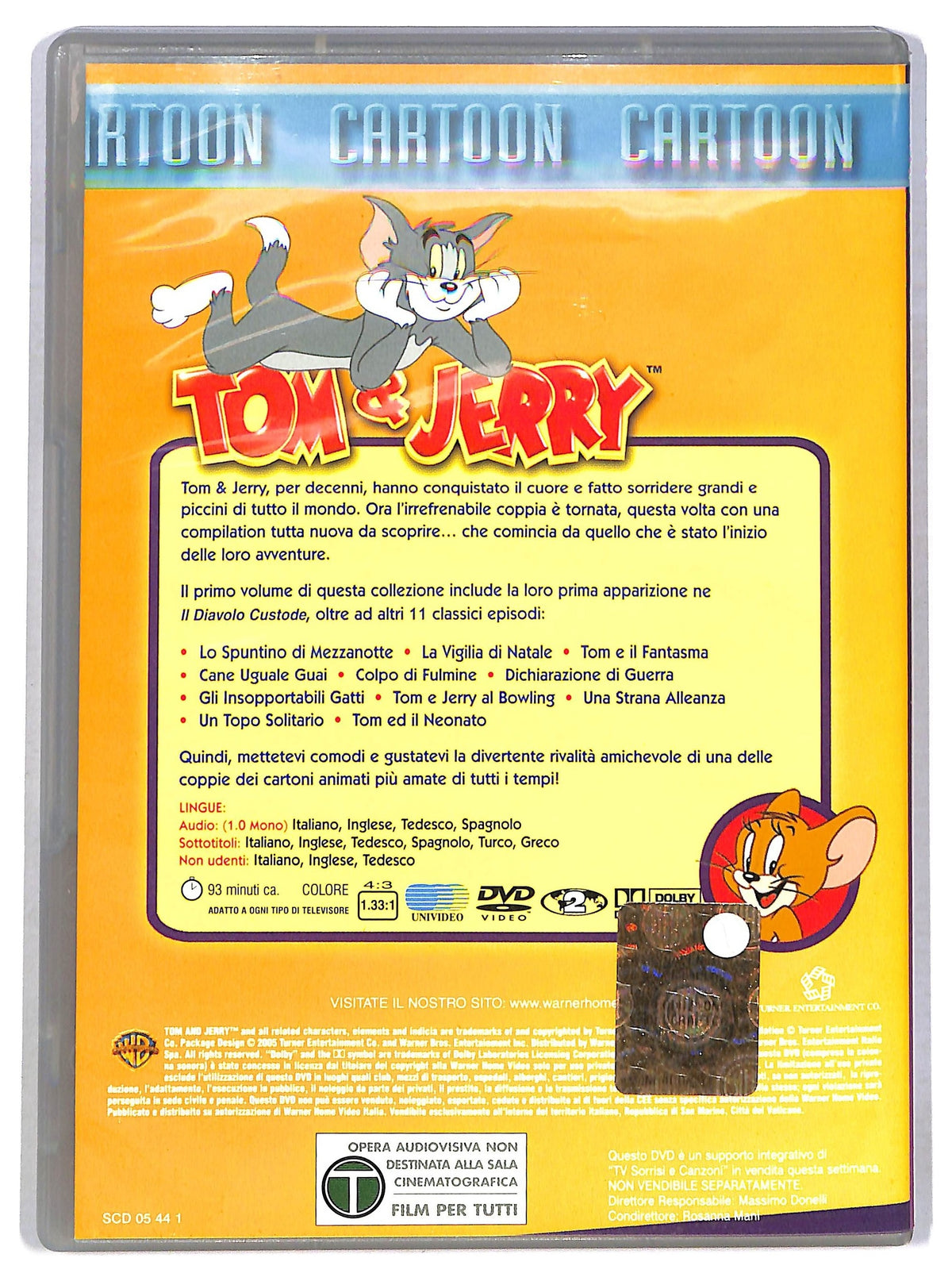 EBOND Tom & Jerry Classic Collection - Una strana alleanza EDITORIA DVD D794354