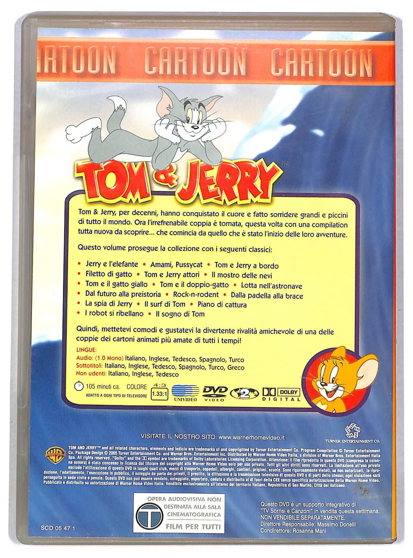 EBOND Tom & Jerry Classic Collection - Il surf di Tom EDITORIALE DVD D794411