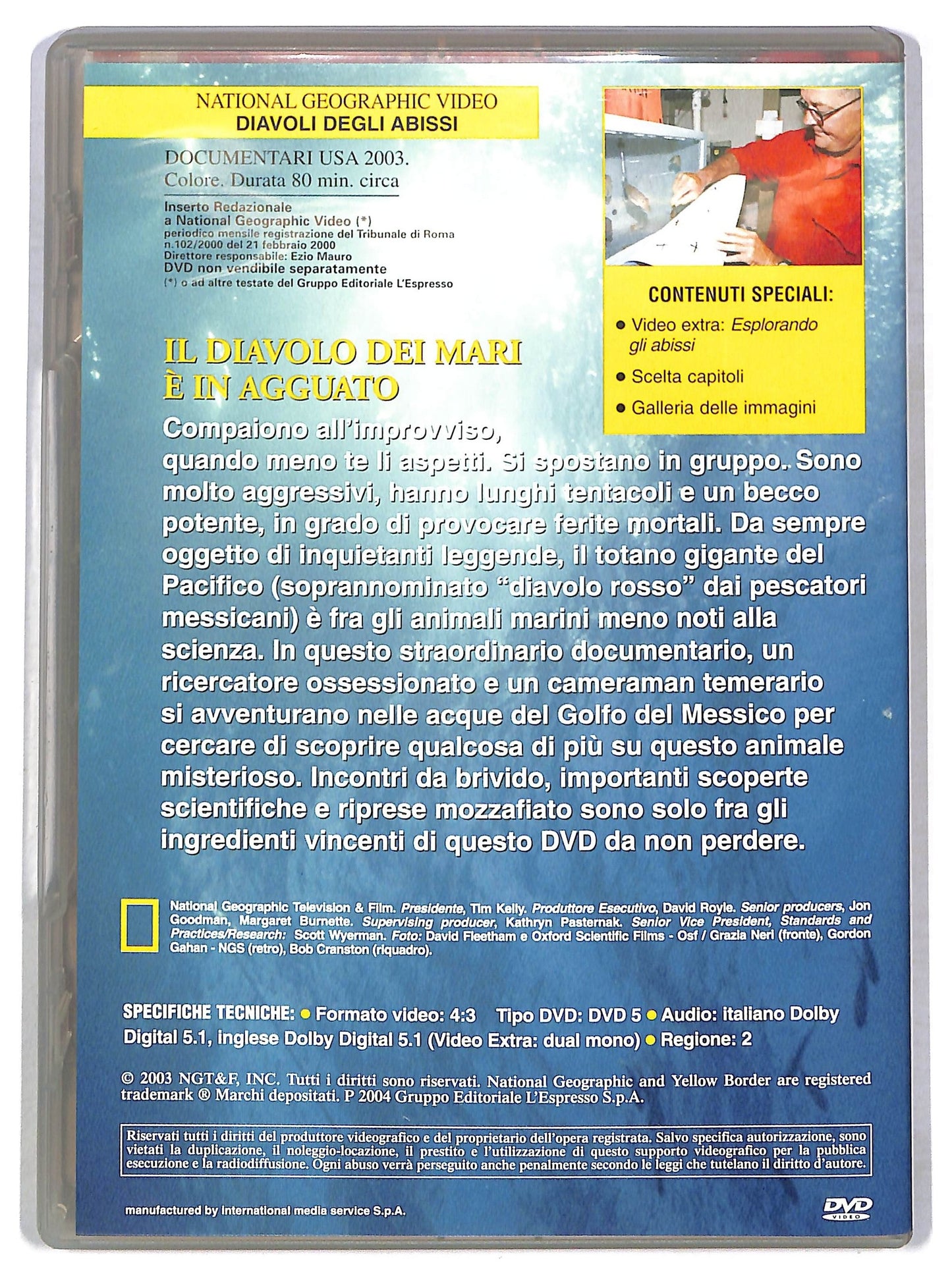 EBOND National Gepgraphic Diavoli degli abissi VOL.12 DVD D794425