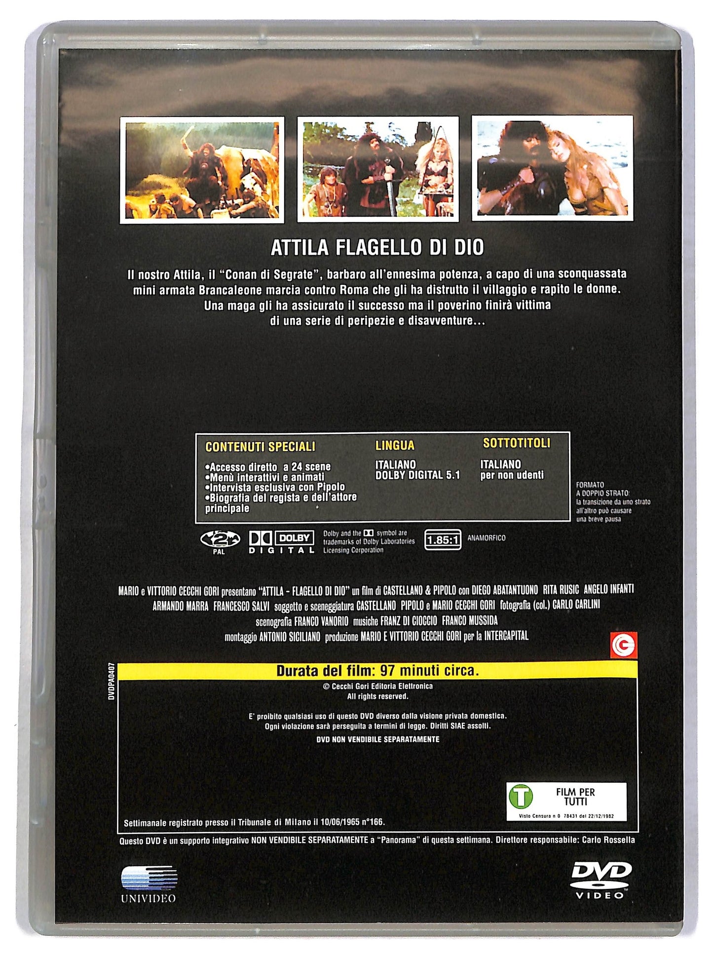 EBOND Attila Flagello Di Dio EDITORIALE DVD D794443