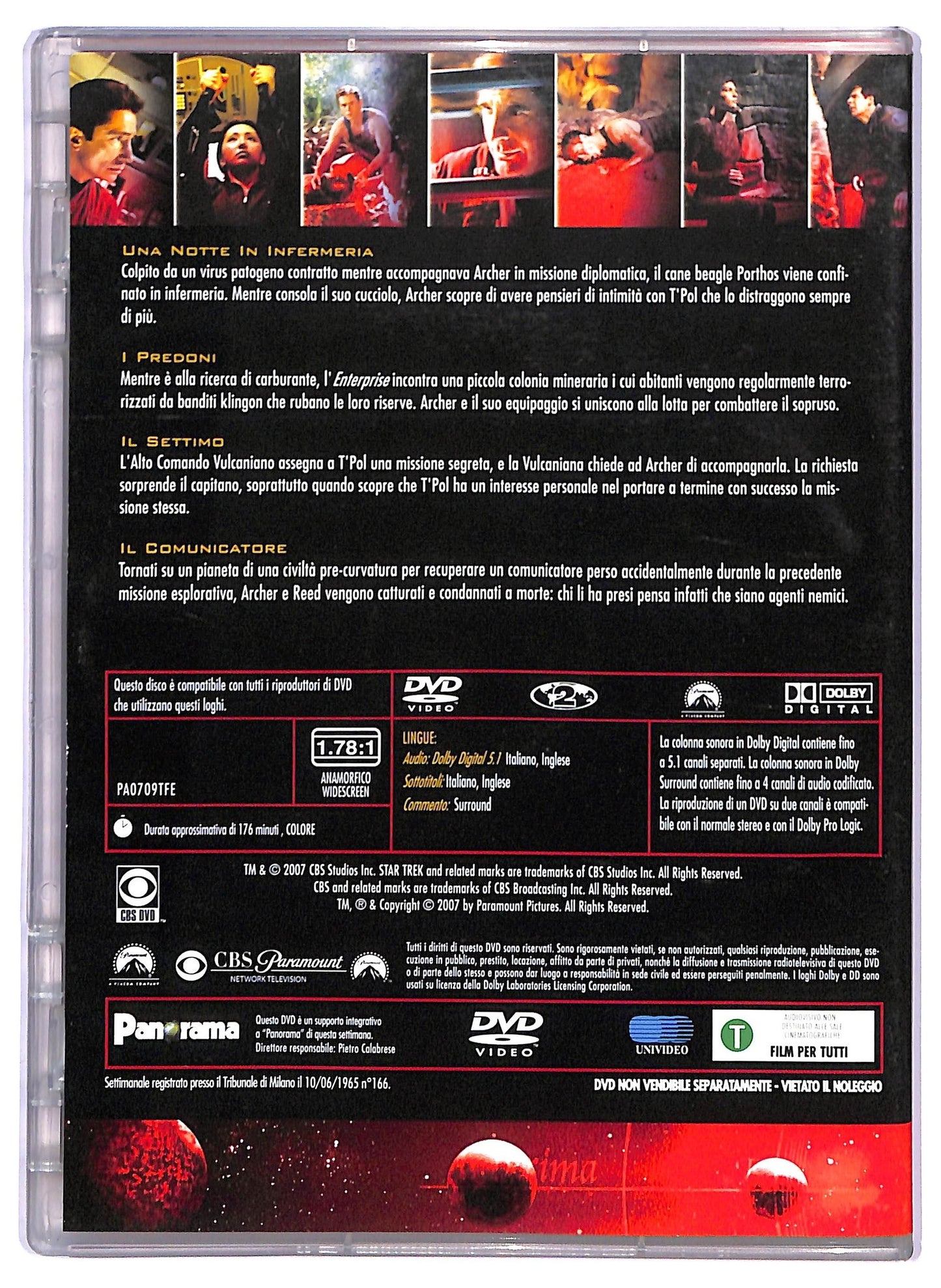 EBOND Star Trek Enterprise Satgione 2 Epis. 5 - 8 EDITORIALE DVD D794529