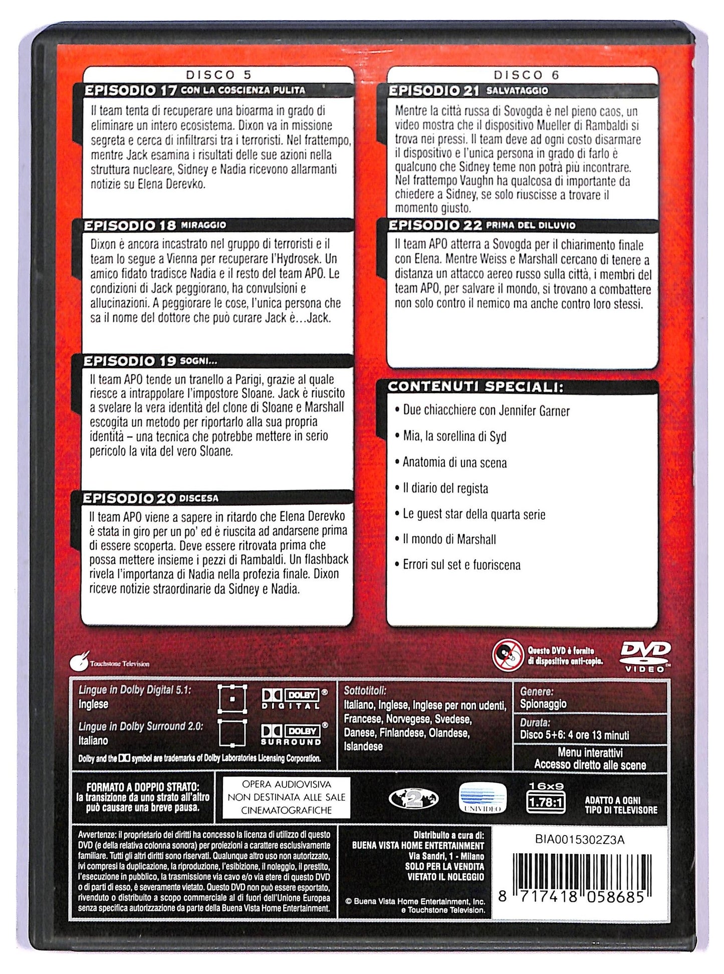 EBOND Alias Quarta Serie Volume 3 Doppio DVD D794565