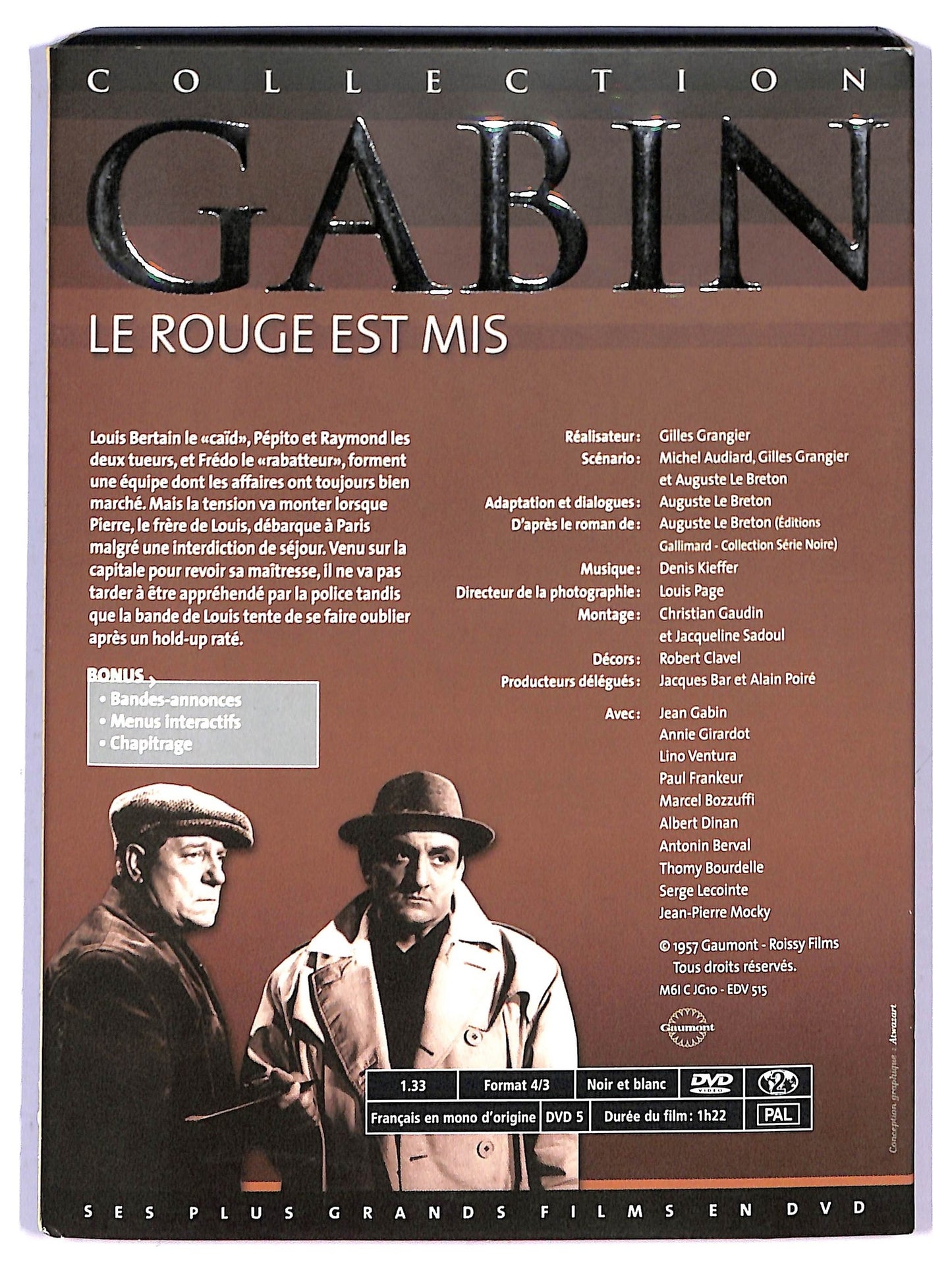 EBOND Le Rouge Est Mis EDITORIALE DVD D794633