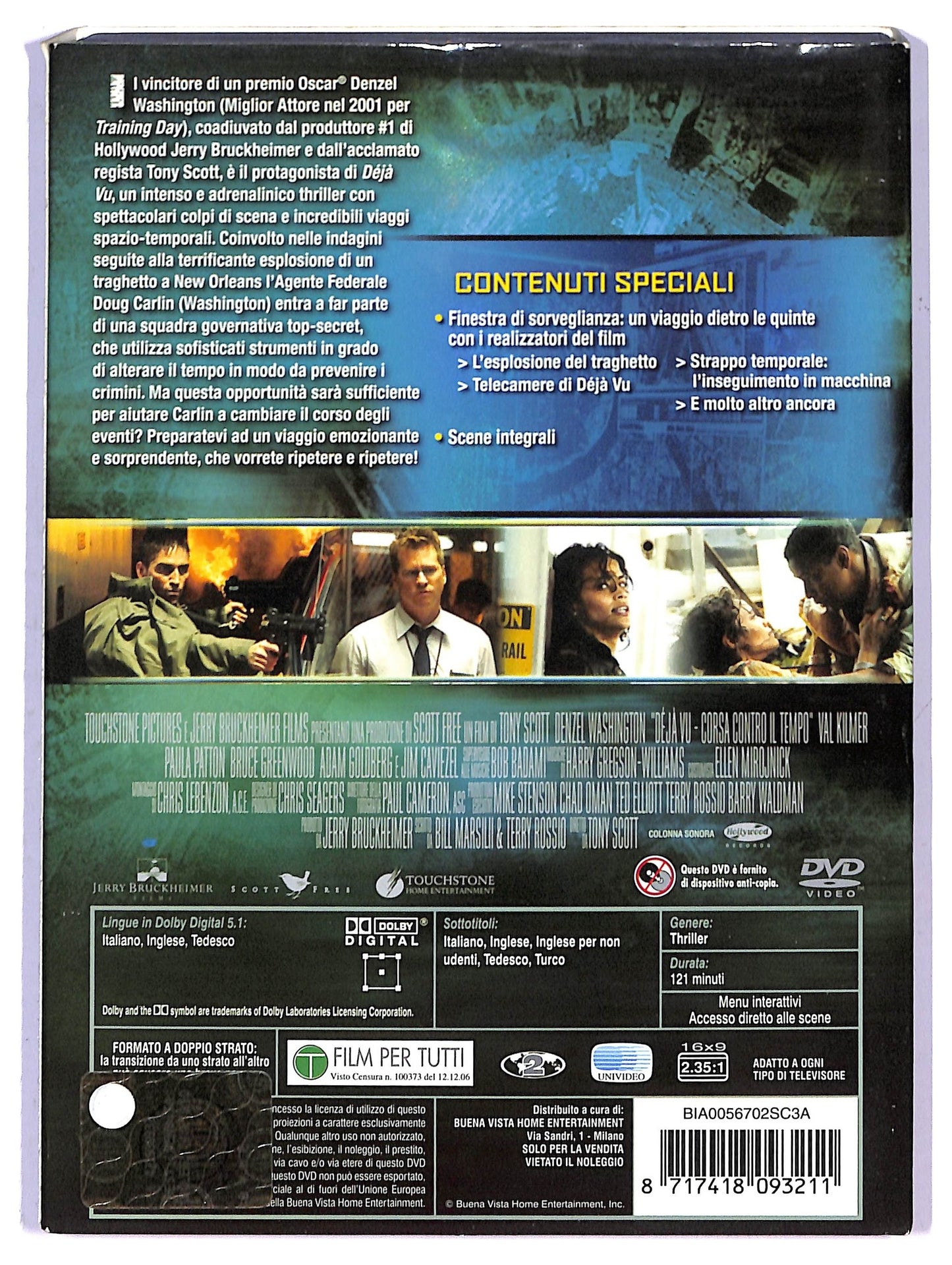 EBOND dejavu - corsa contro il tempo DVD D794739