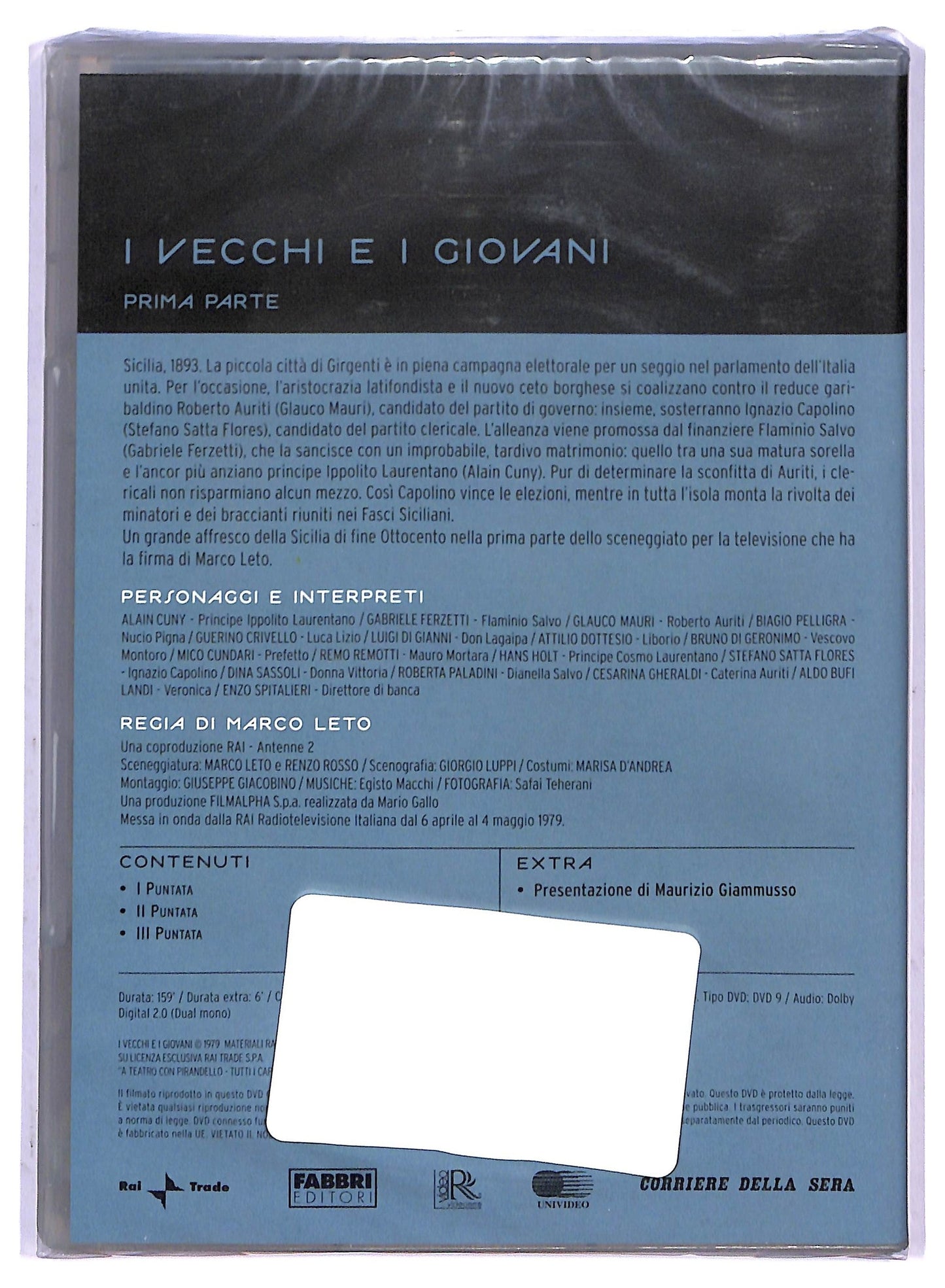 EBOND I Vecchi i Giovani prima Parte EDITORIALE DVD D794818