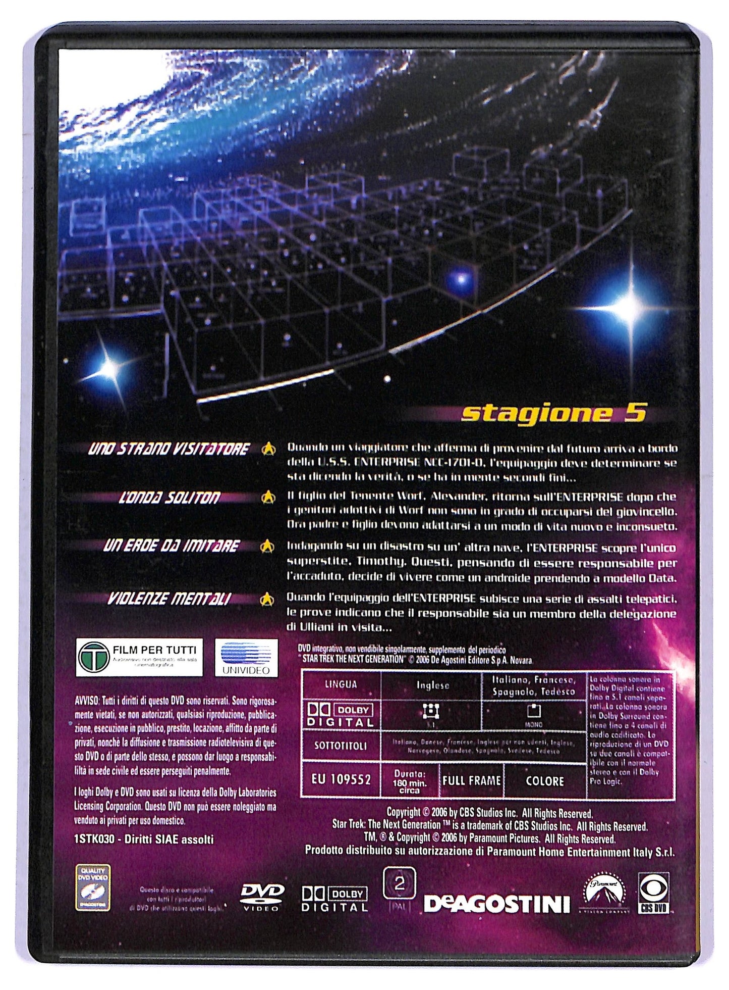 EBOND Star Trek: The Next Generation stagione 5 vol.3 EDITORIALE DVD D794946