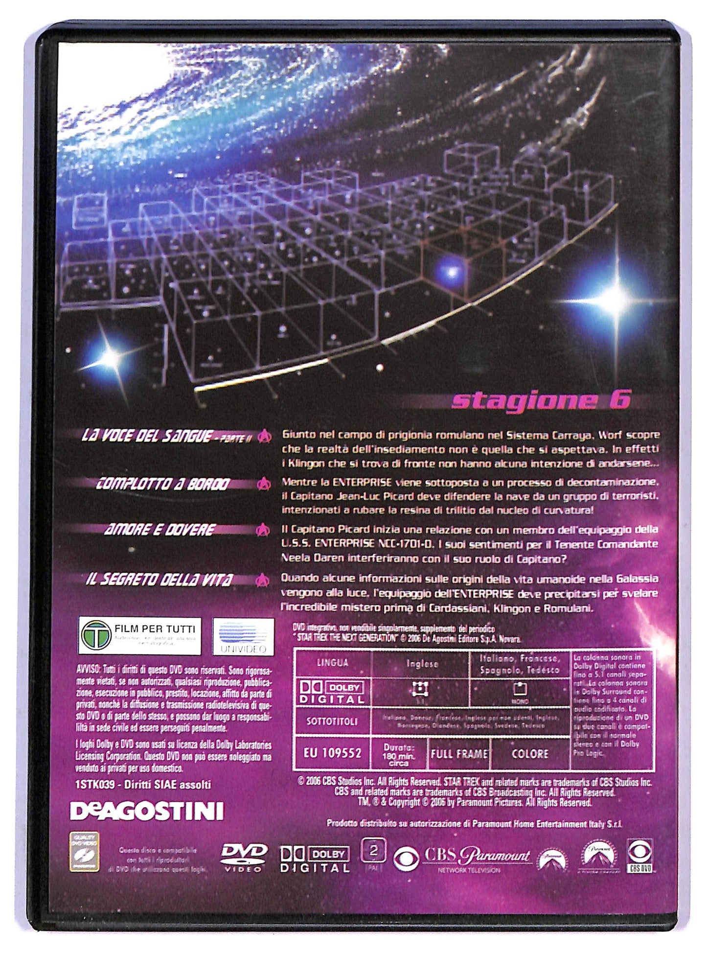 EBOND Star Trek: The Next Generation Stagione 6 Vol.5  EDITORIALE  DVD D794952