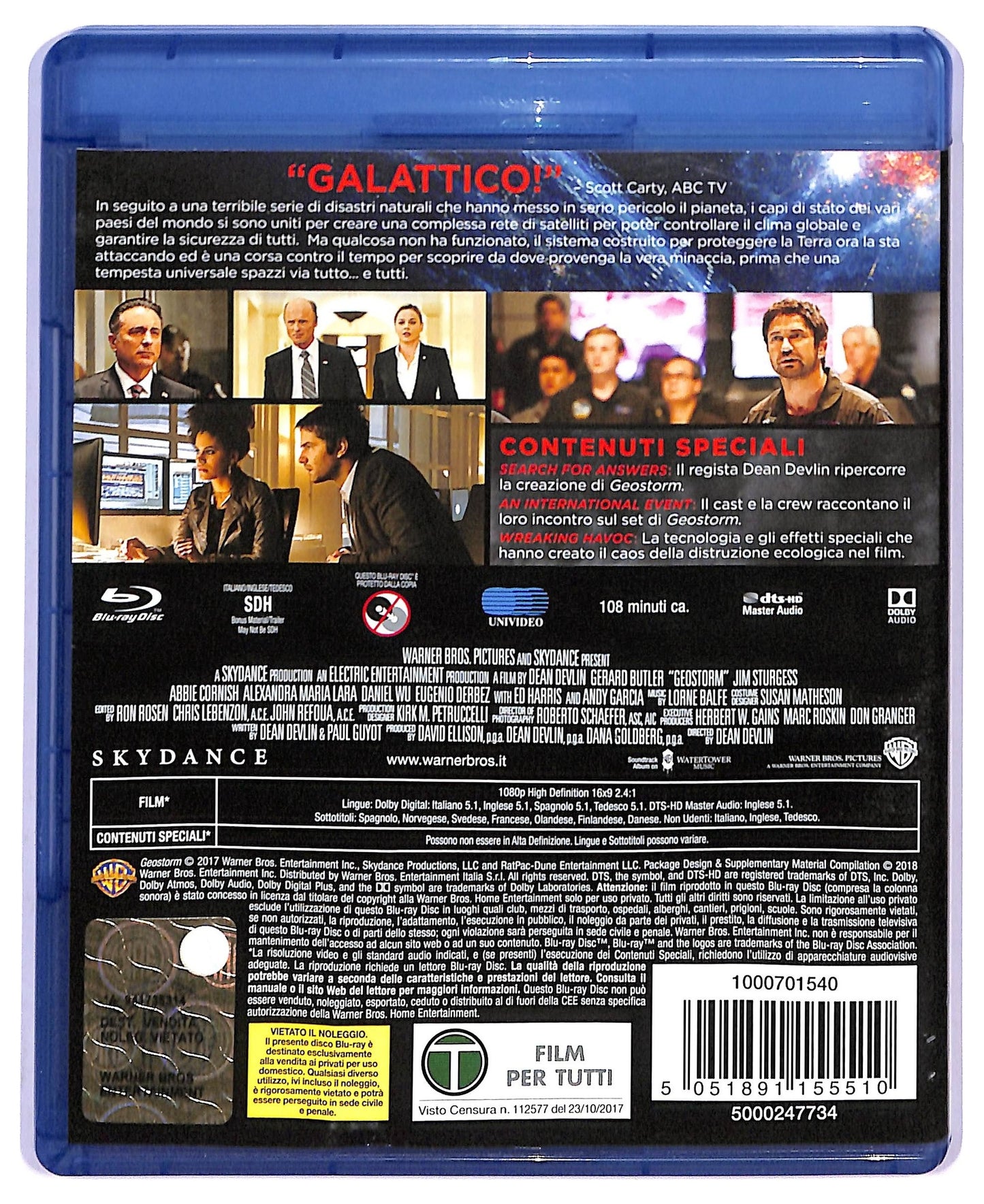 EBOND Geostorm BLURAY D795009