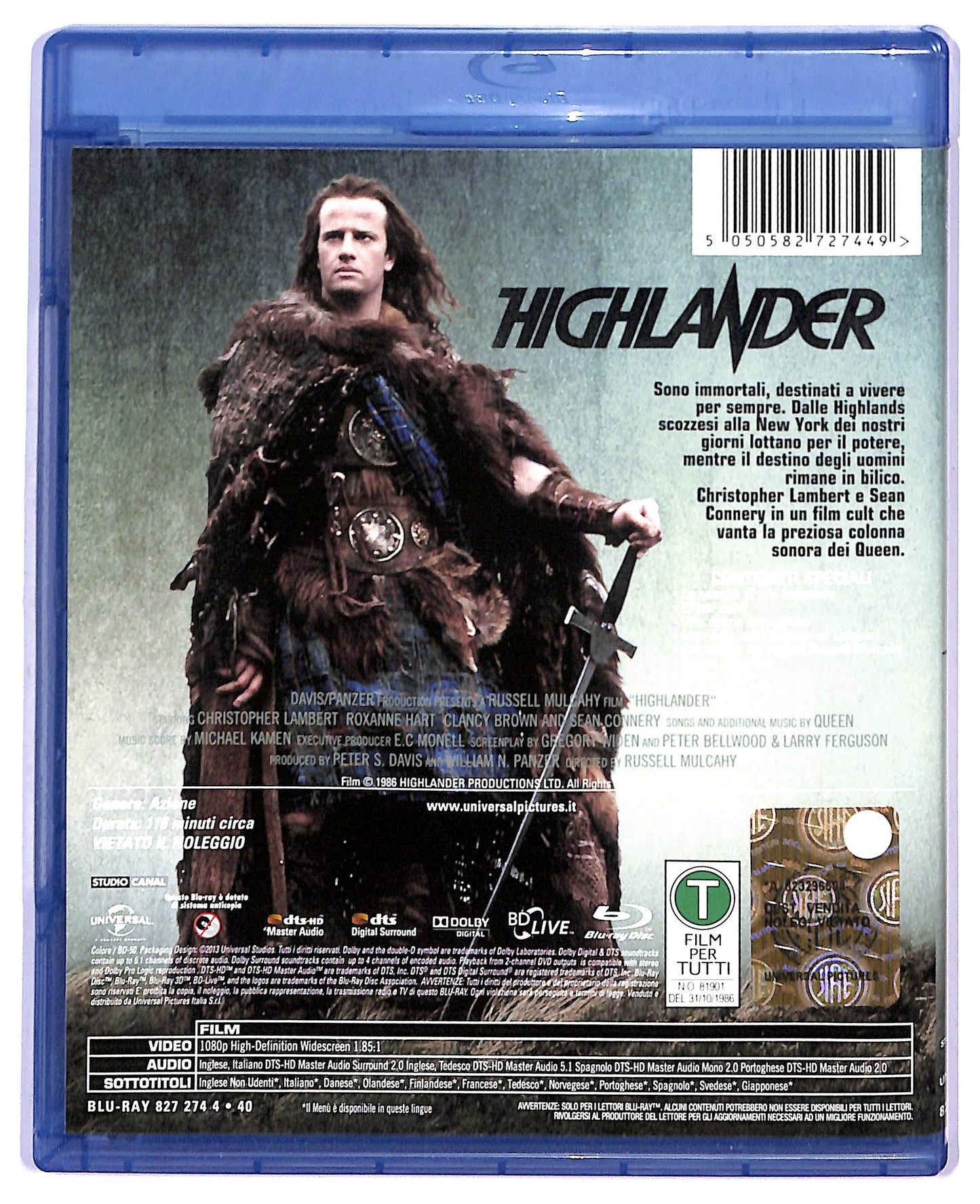 EBOND Highlander BLURAY D795038