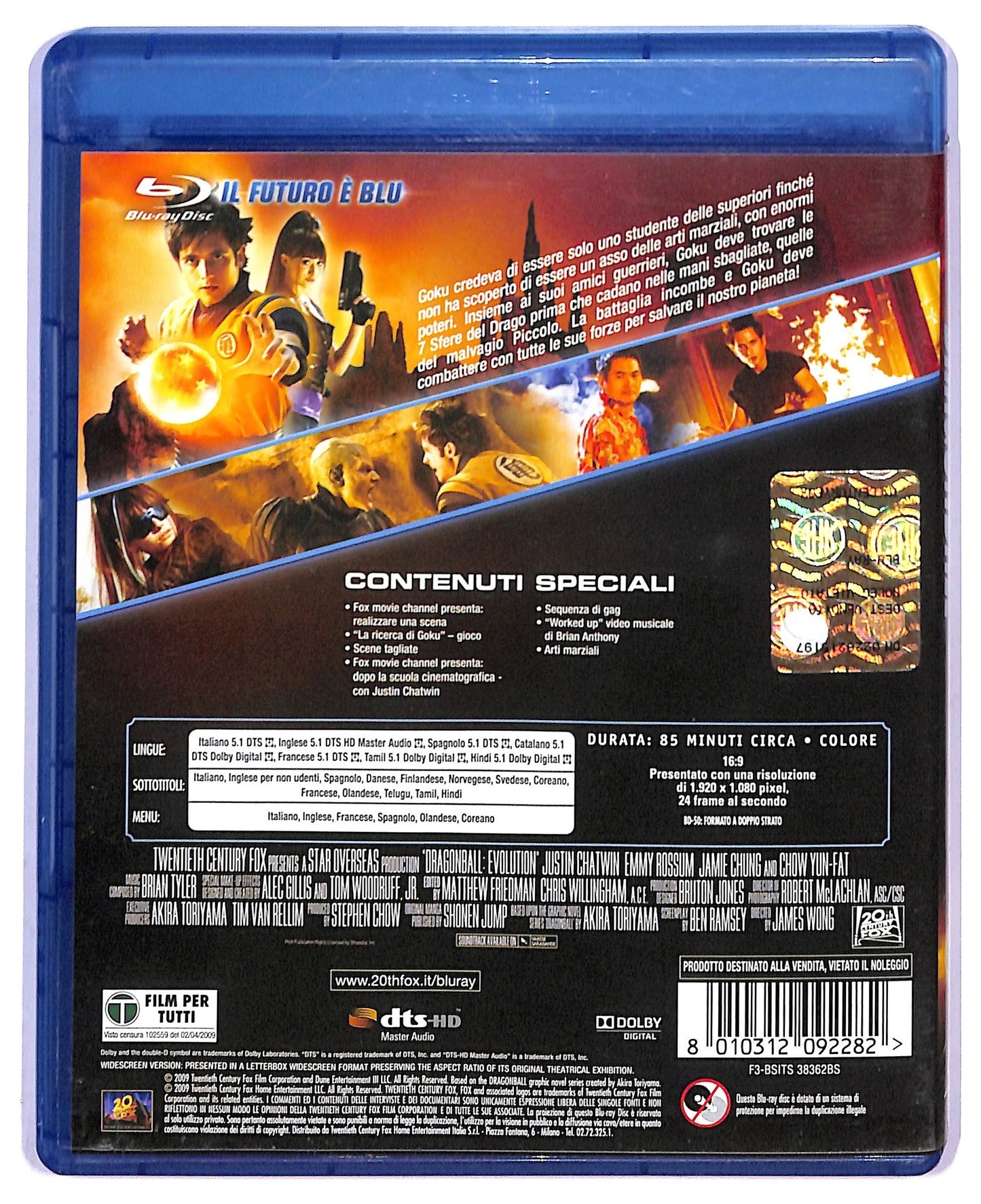 EBOND Dragonball evolution - La leggenda prende vita  BLURAY D795050