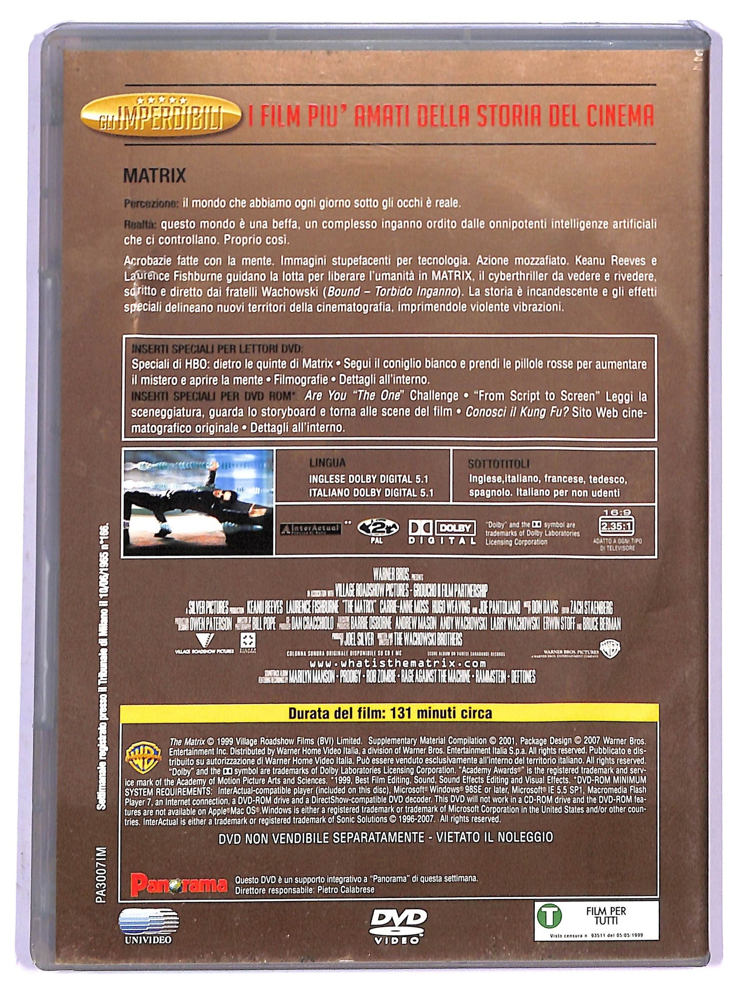 EBOND Matrix EDITORIALE DVD D795110