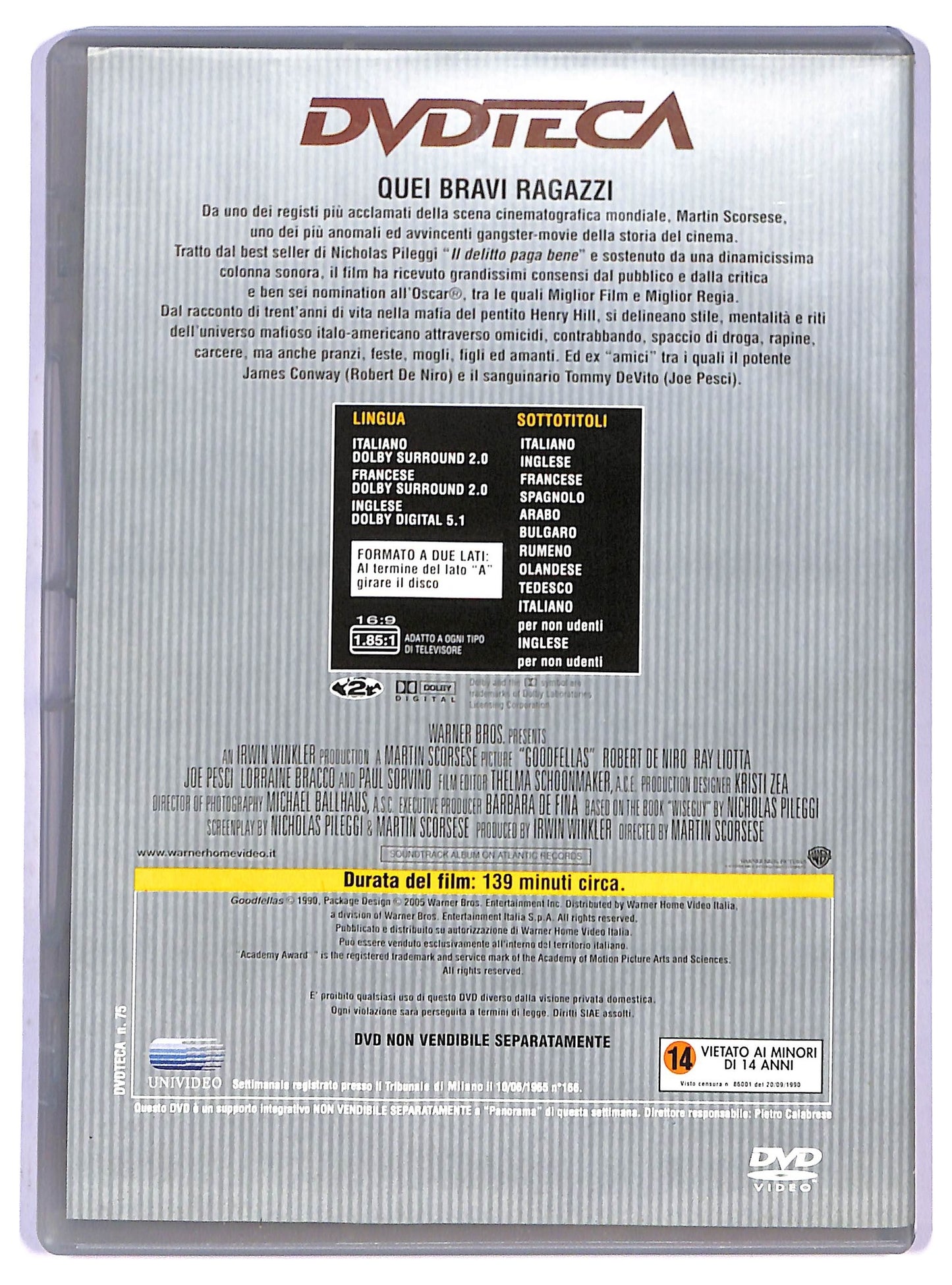 EBOND Quei bravi ragazzi EDITORIALE DVD D795121