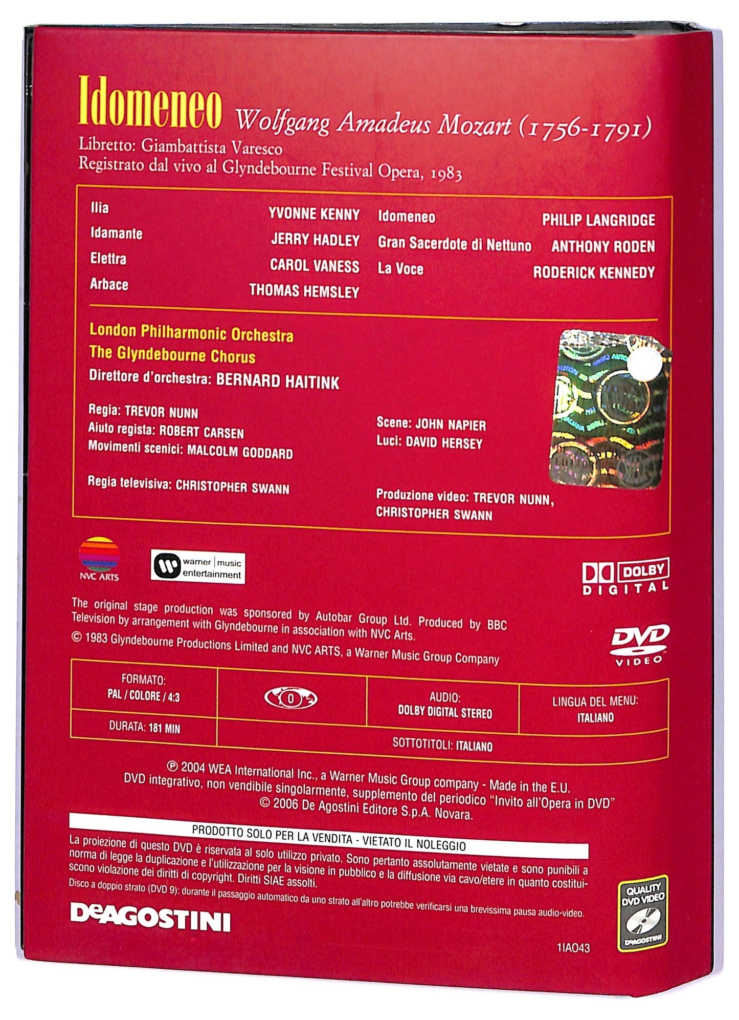 EBOND Invito all'Opera 41 - Idomeneo EDITORIALE DVD D795204