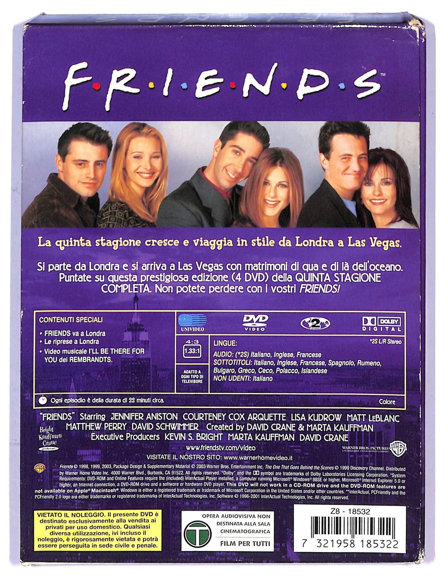 EBOND Friends quinta stagione completa DVD D795233