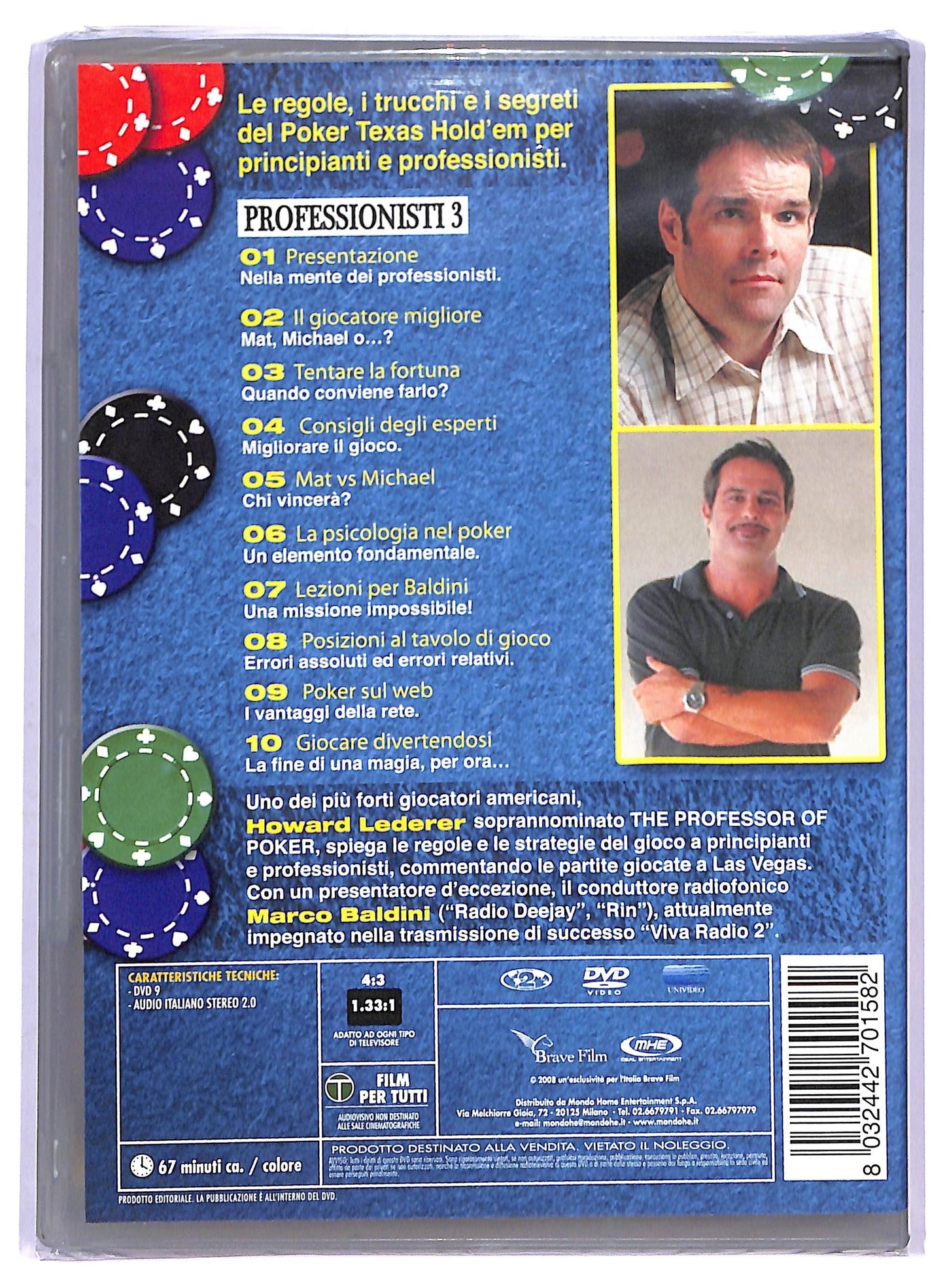 EBOND Poker hold'em - professionisti 3 DVD D795308
