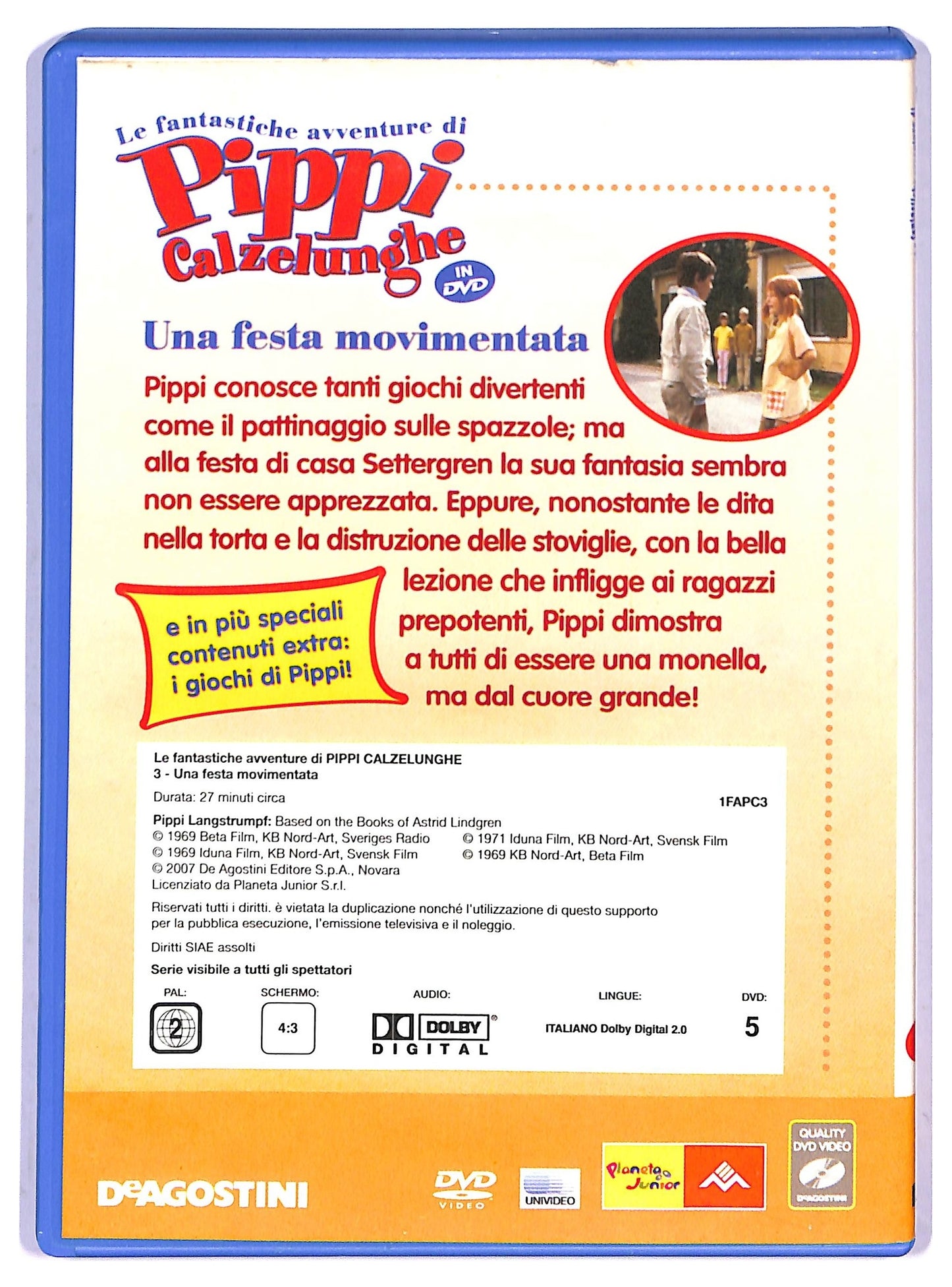 EBOND Pippi Calze Lunghe Una Festa Movimentata Vol 3 EDITORIALE DVD D795331