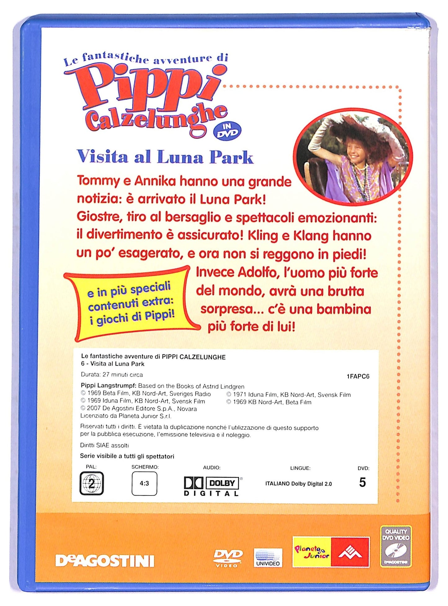 EBOND Visita al Luna Park Pippi Calzelunghe EP.6  EDITORIALE  DVD D795338