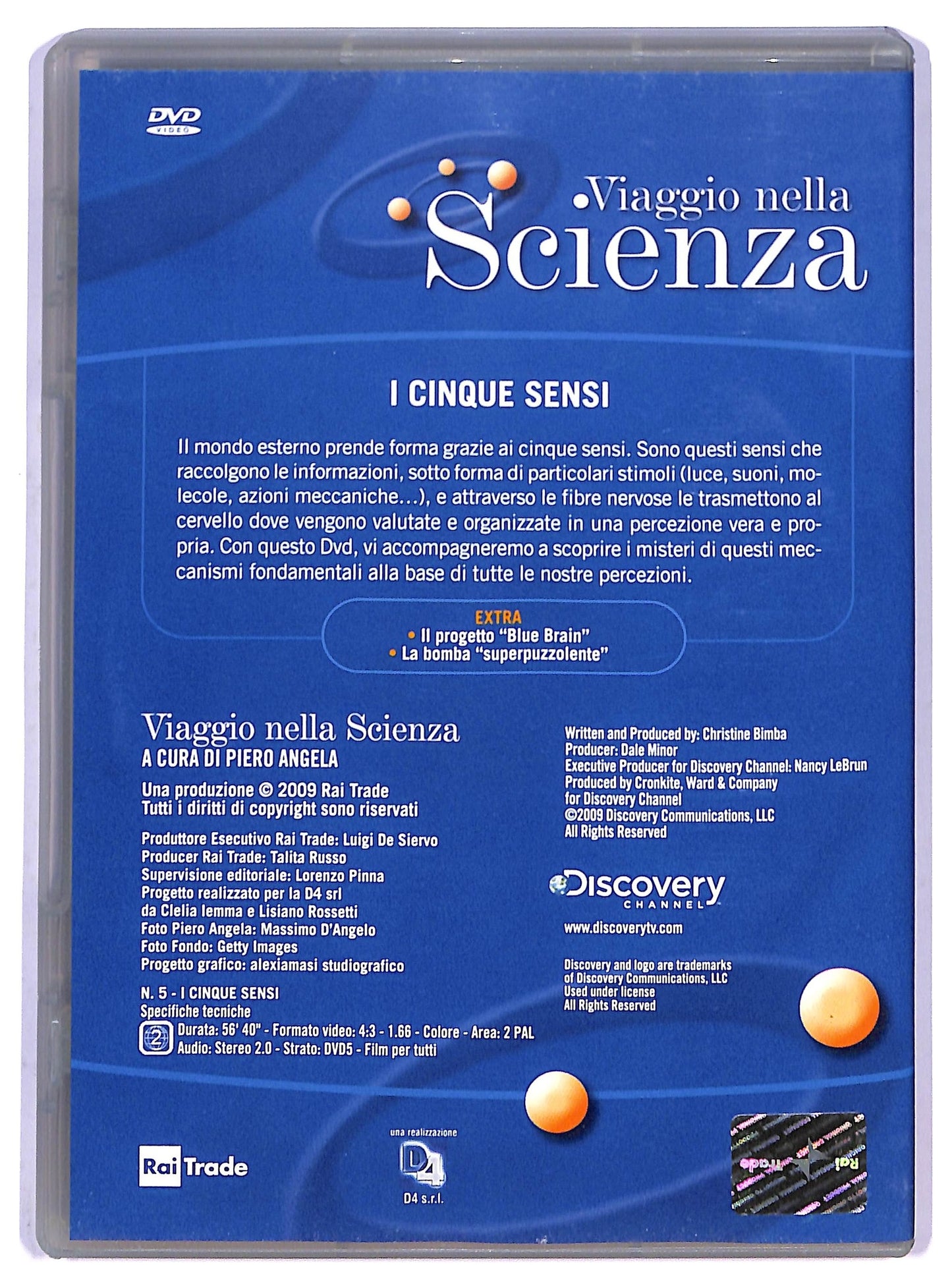 EBOND Viaggio nella scienza I cinque sensi  EDITORIALE  DVD D795416