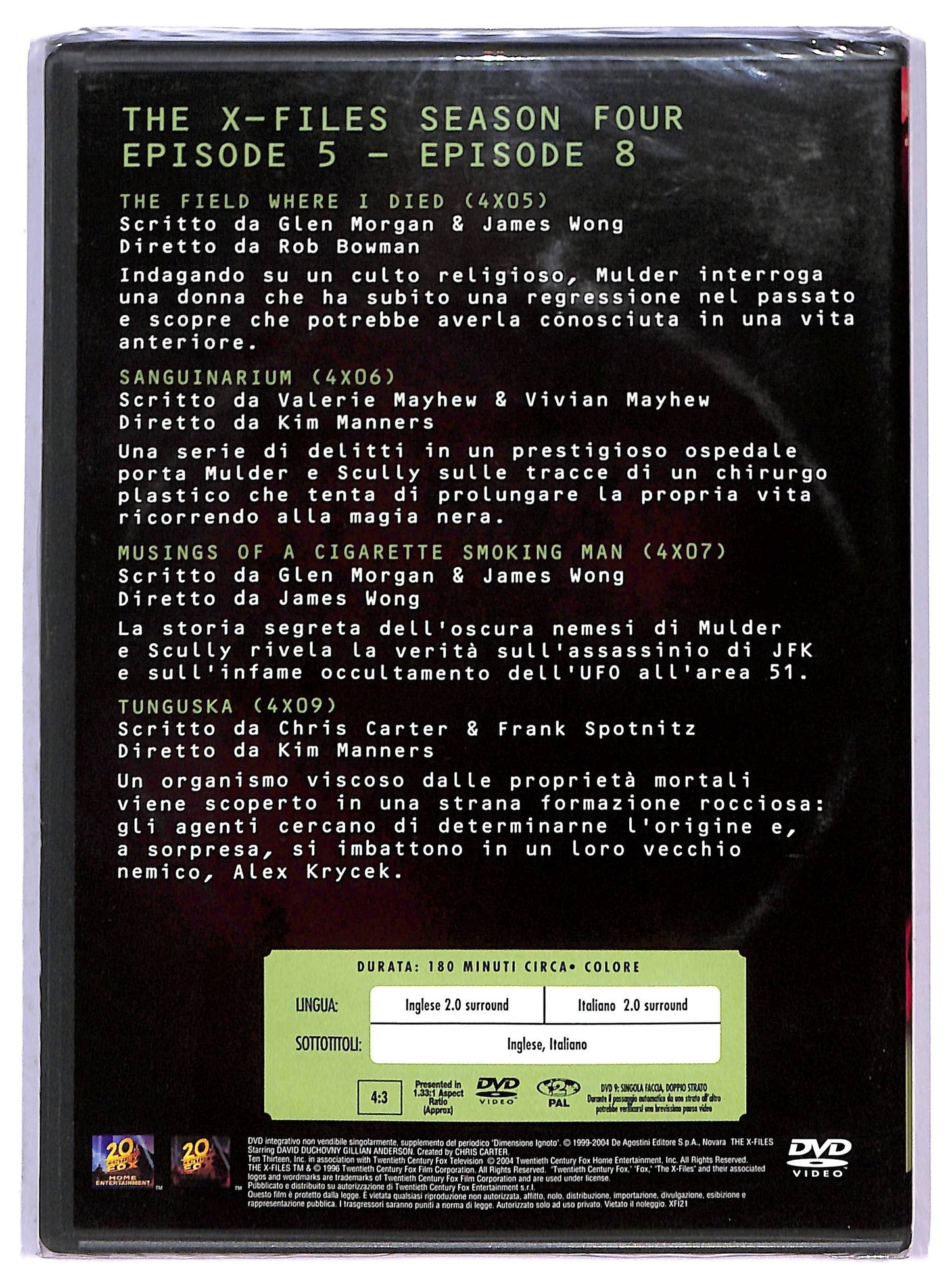 EBOND The X files - collection - Volume 2 Season Four EDITORIALE  DVD D795426