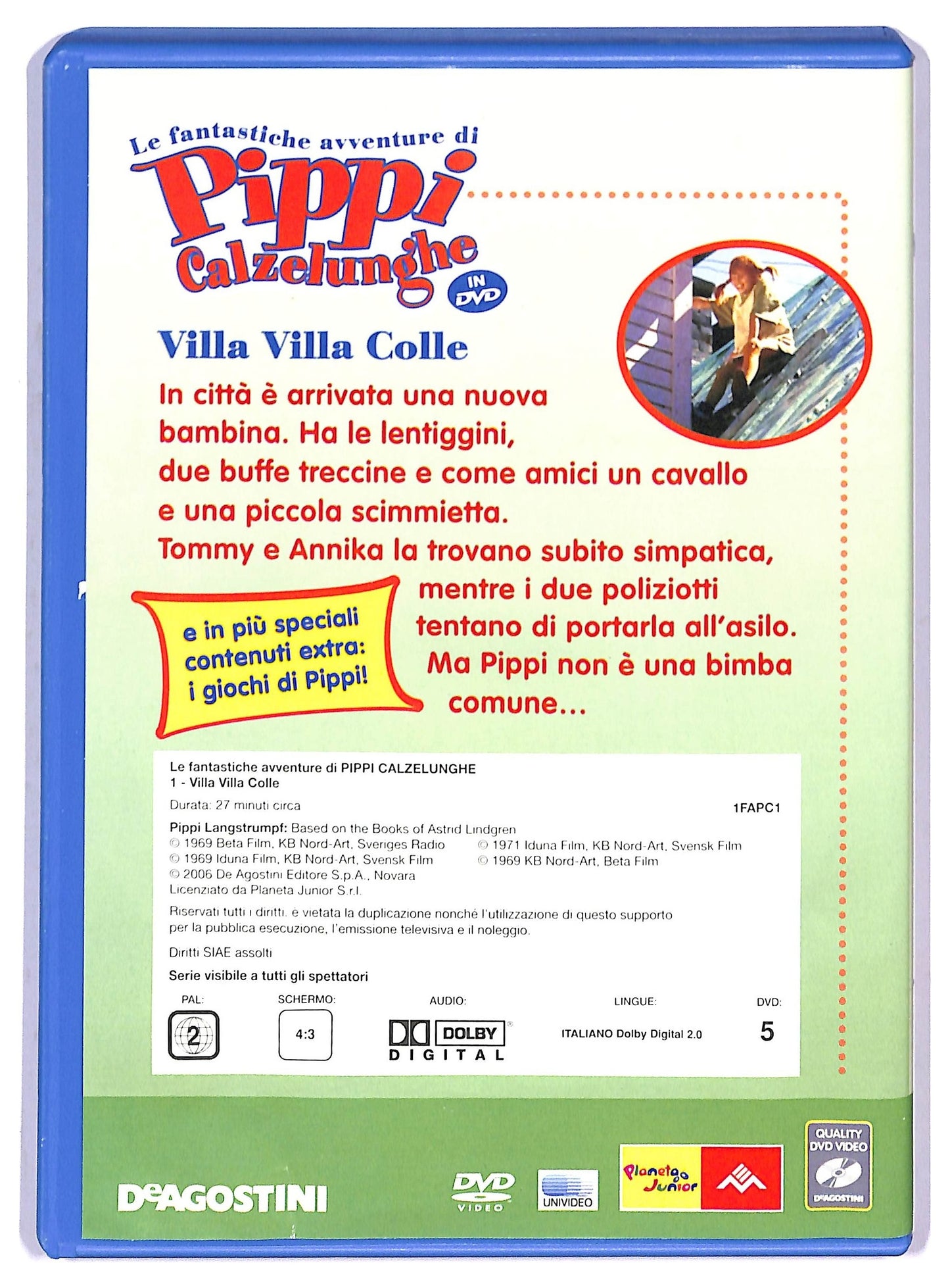 EBOND Pippi Calzelunghe Villa villa Colle  vol.1 EDITORIALE  DVD D795441