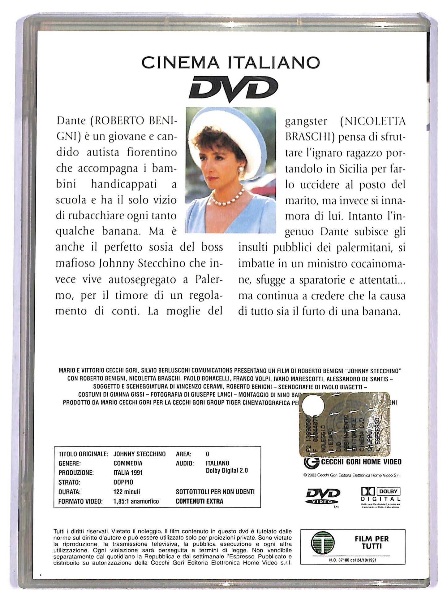 EBOND Johnny Stecchino  EDITORIALE  DVD D795452