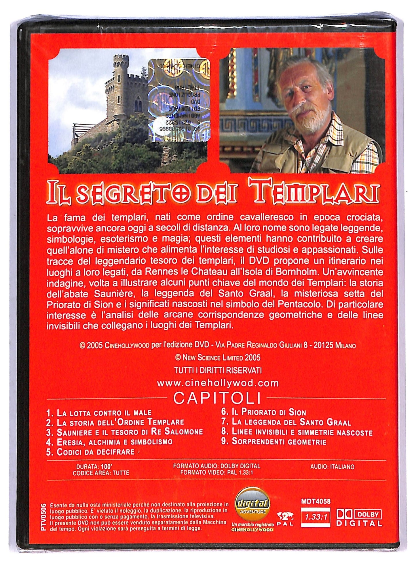 EBOND il segreto dei templari  EDITORIALE DVD D795518