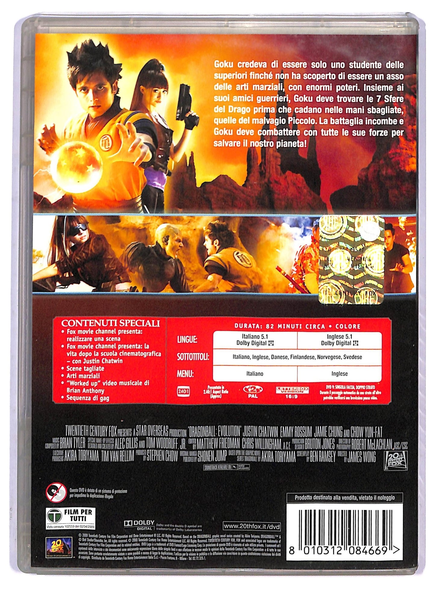 EBOND Dragonball Evolution DVD D795633