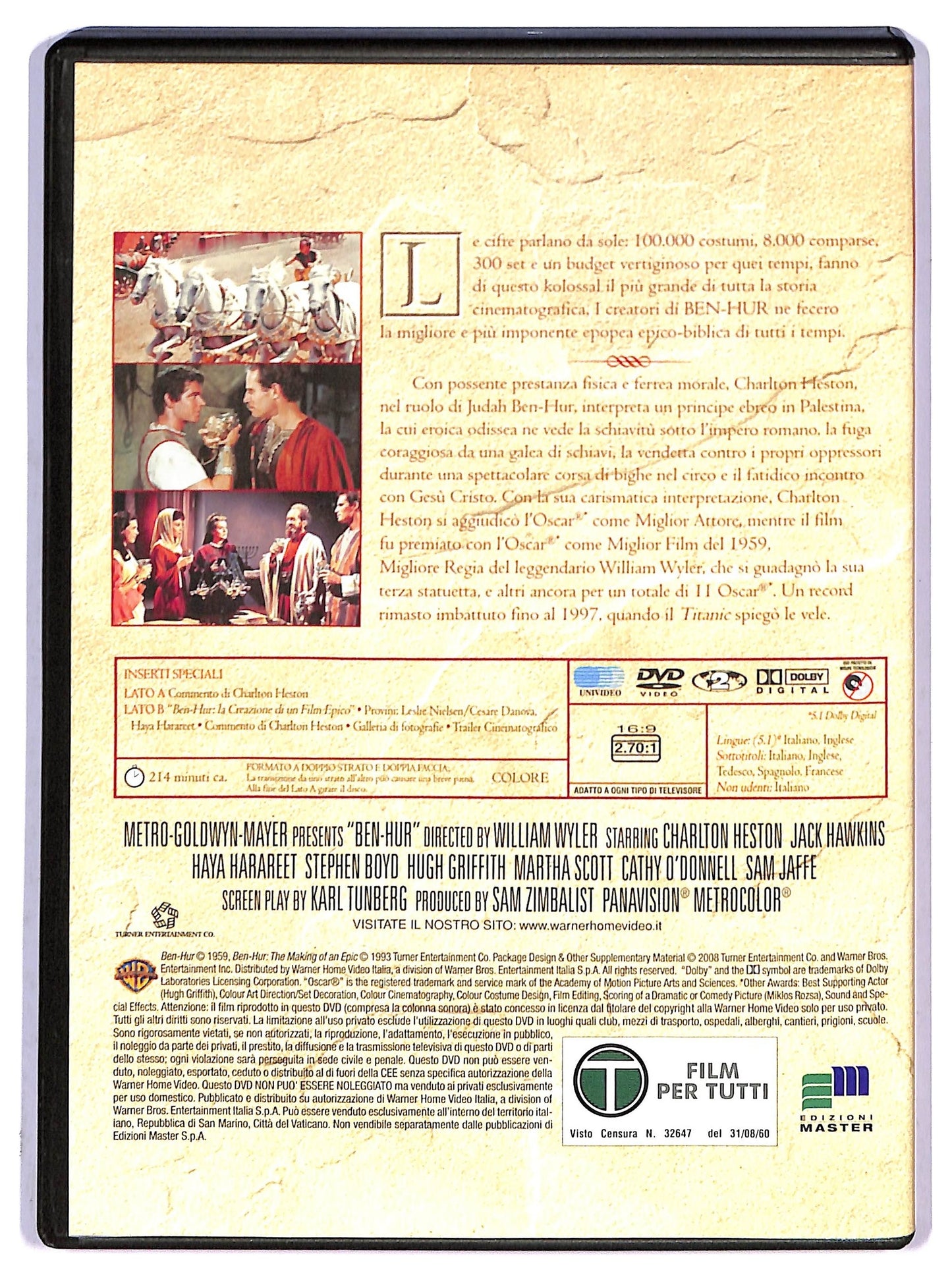 EBOND Ben - Hur  EDITORIALE DVD D795639