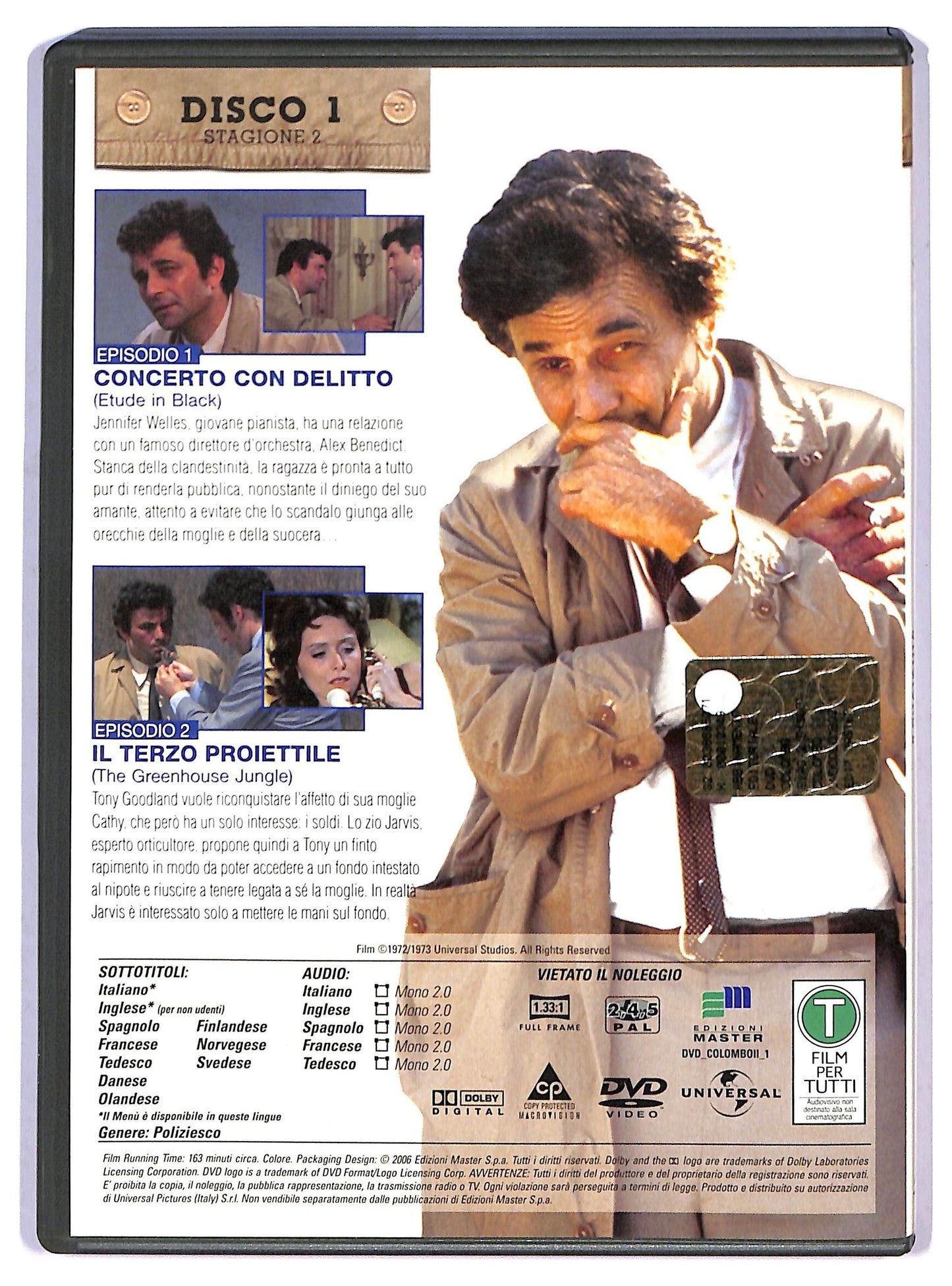 EBOND Colombo Disco 1 Stagione 2  EDITORIALE DVD D795652