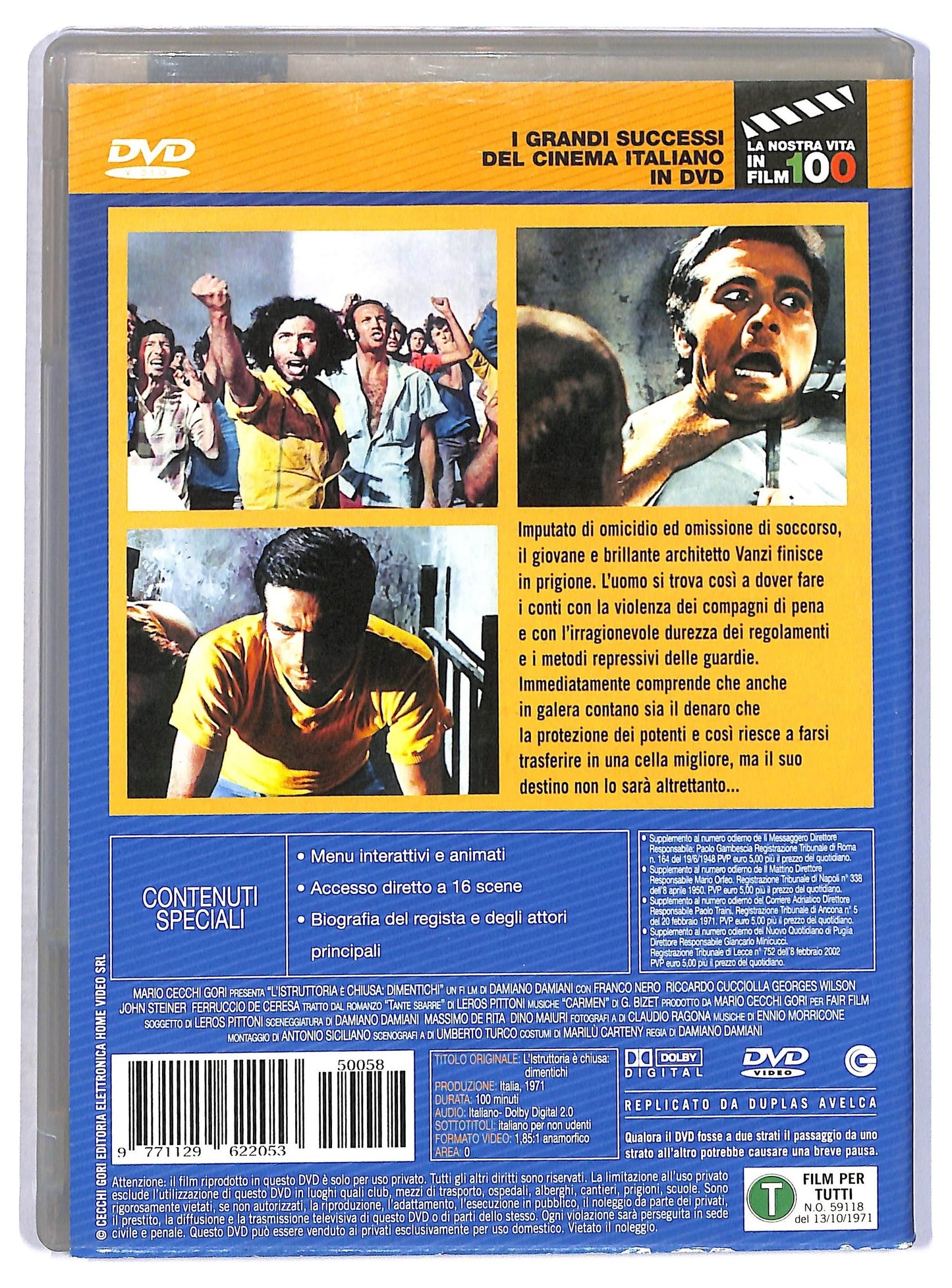 EBOND L'istruttoria e Chiusa: Dimentichi  DVD  Editoriale D795809