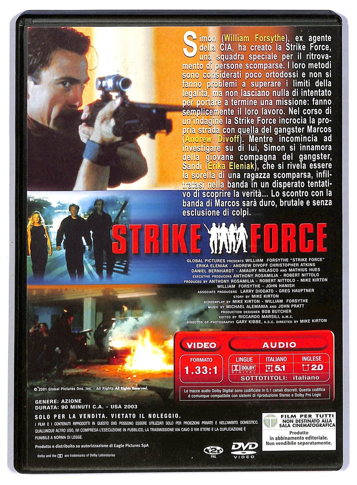 EBOND Strike force EDITORIALE DVD D795813