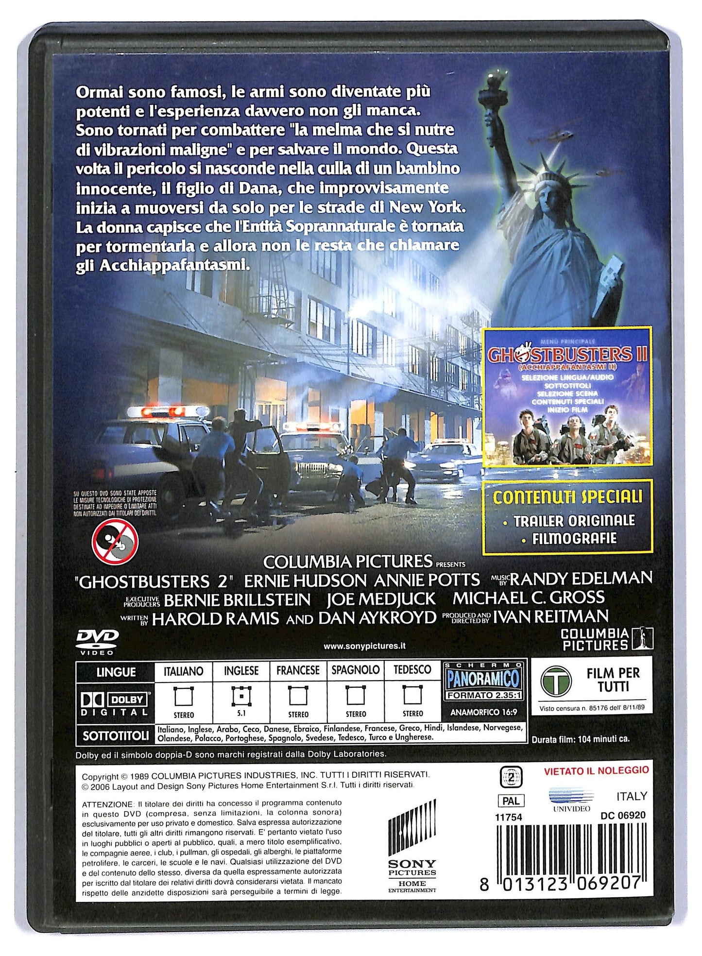 EBOND Ghostbusters II DVD D795818