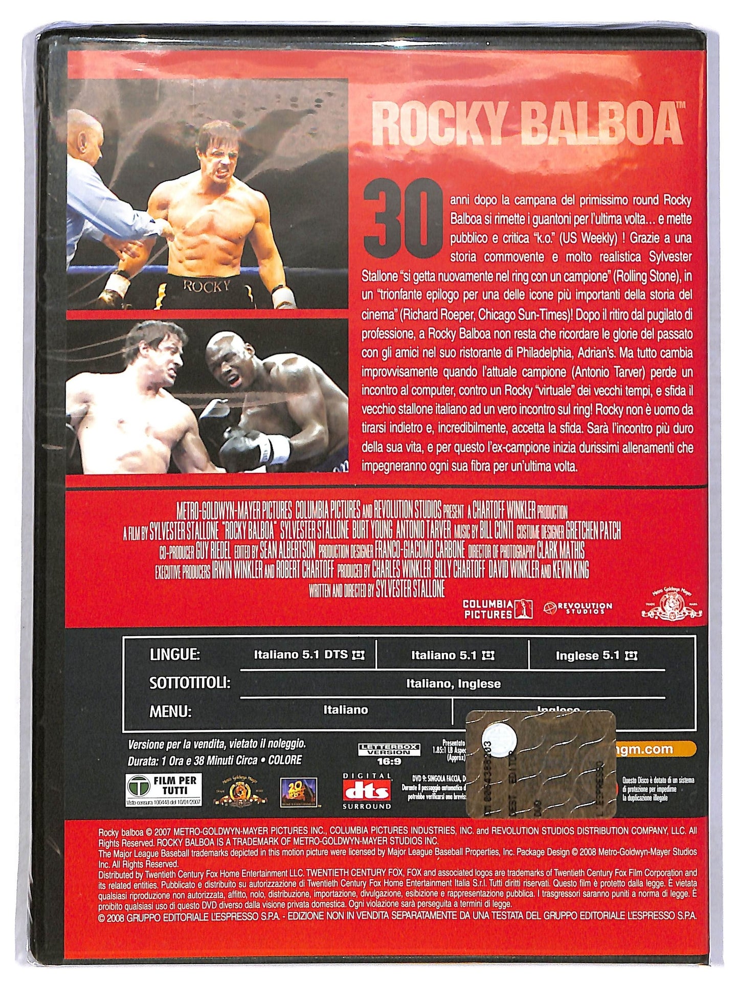 EBOND Rocky Balboa EDITORIALE DVD D796140