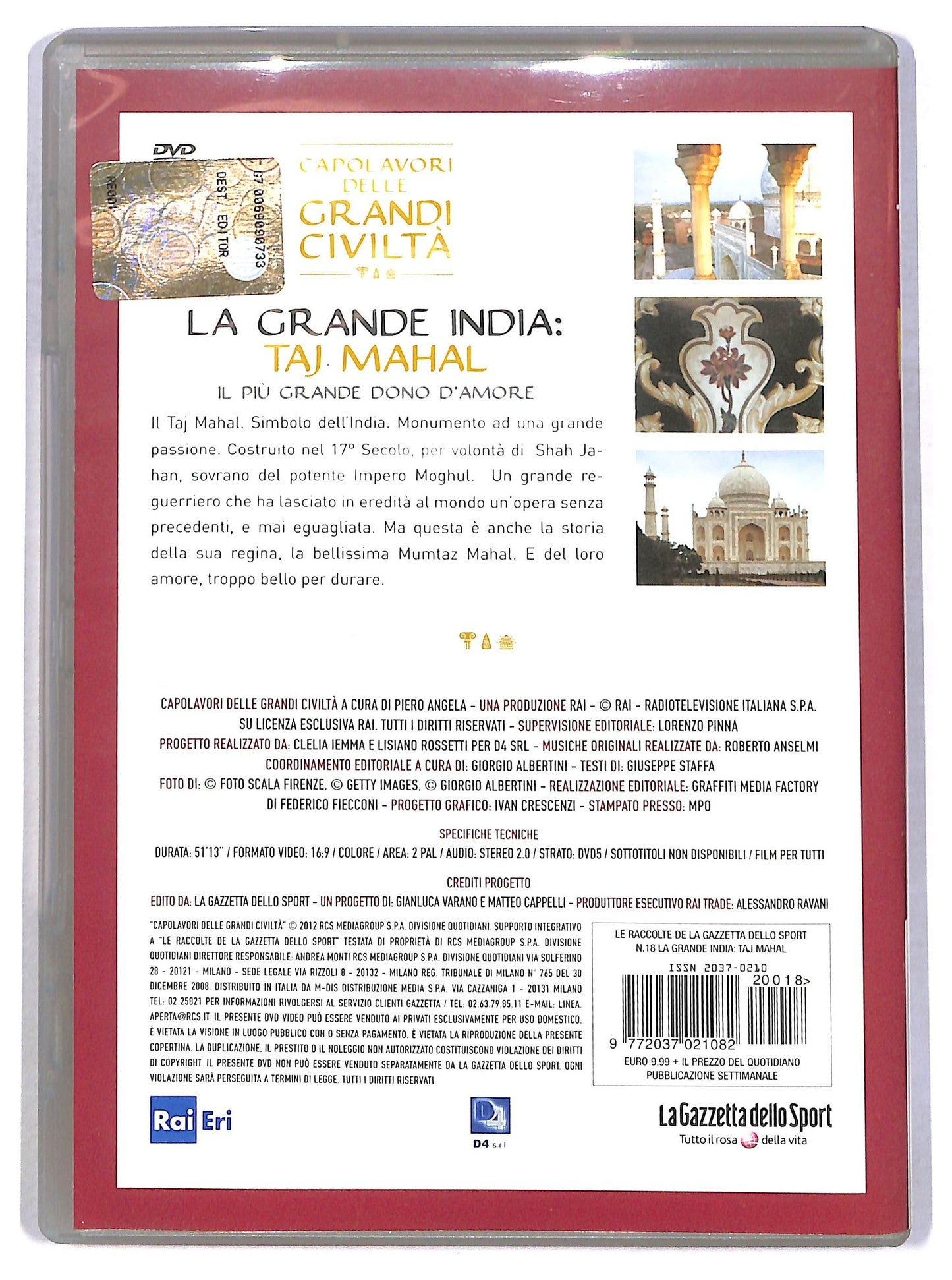 EBOND La grande India: Taj Mahal Vol.18 EDITORIALE DVD D796214