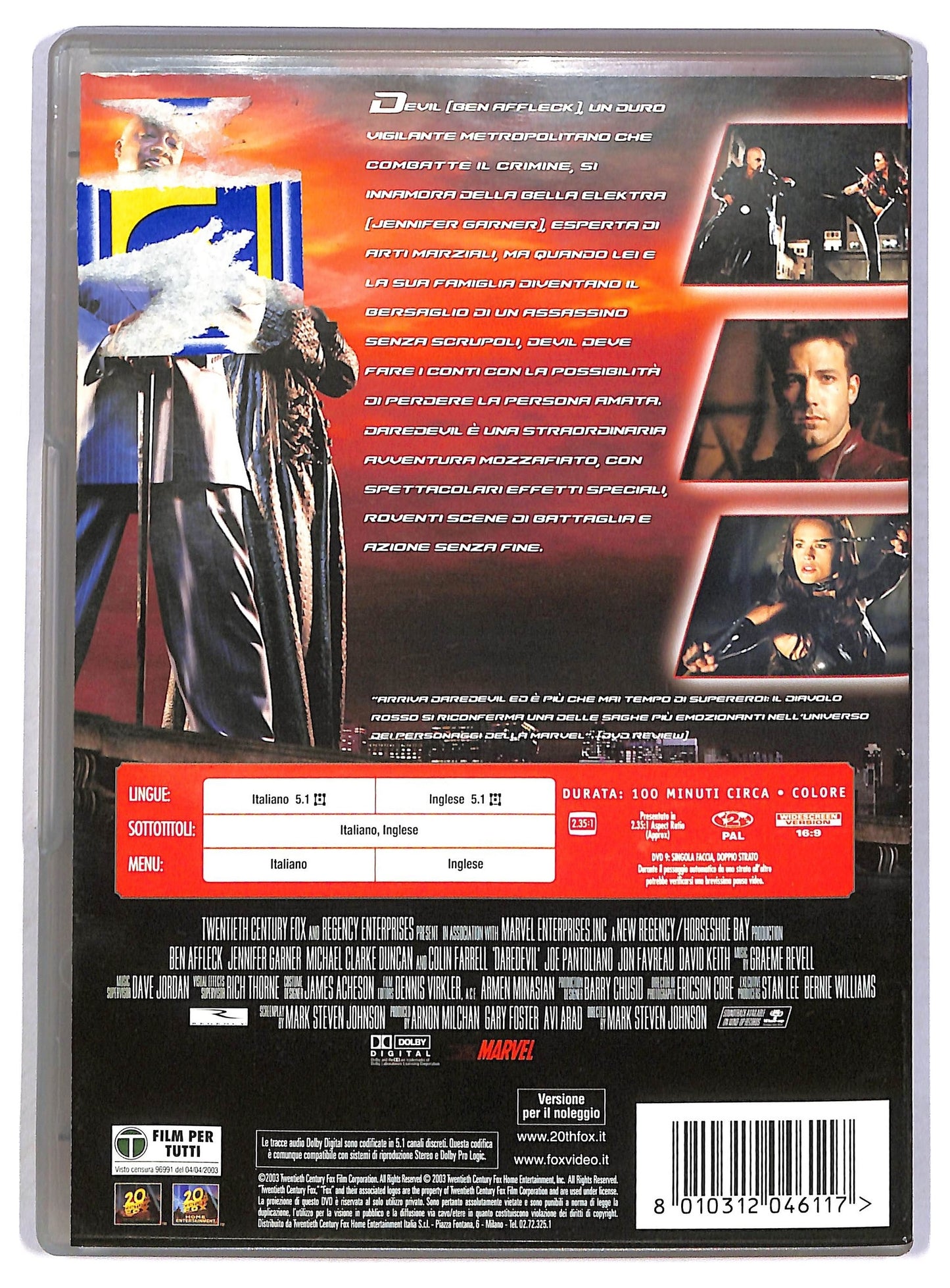 EBOND Daredevil NOLEGGIO DVD D796259