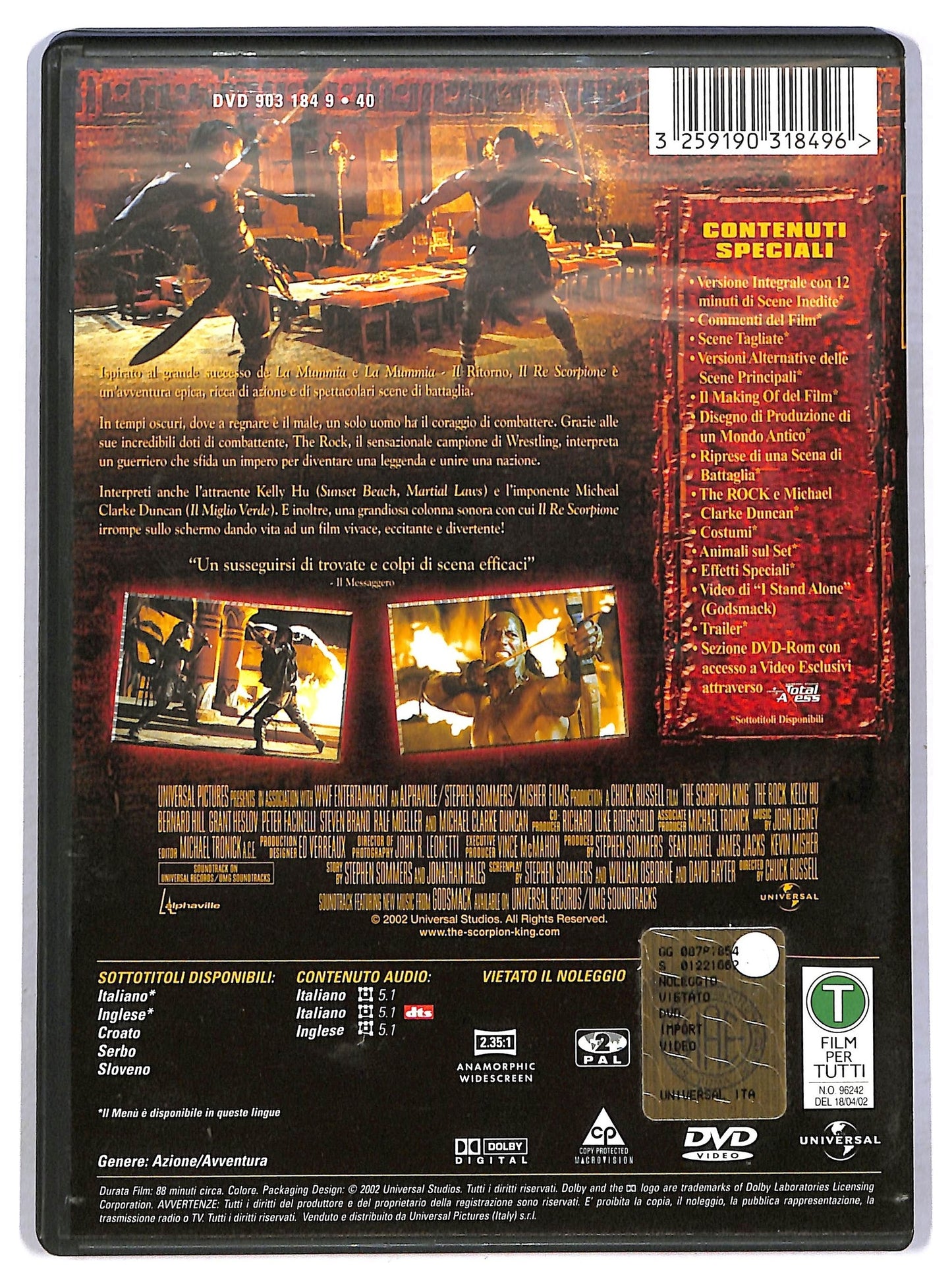 EBOND Il Re Scorpione DVD D796267