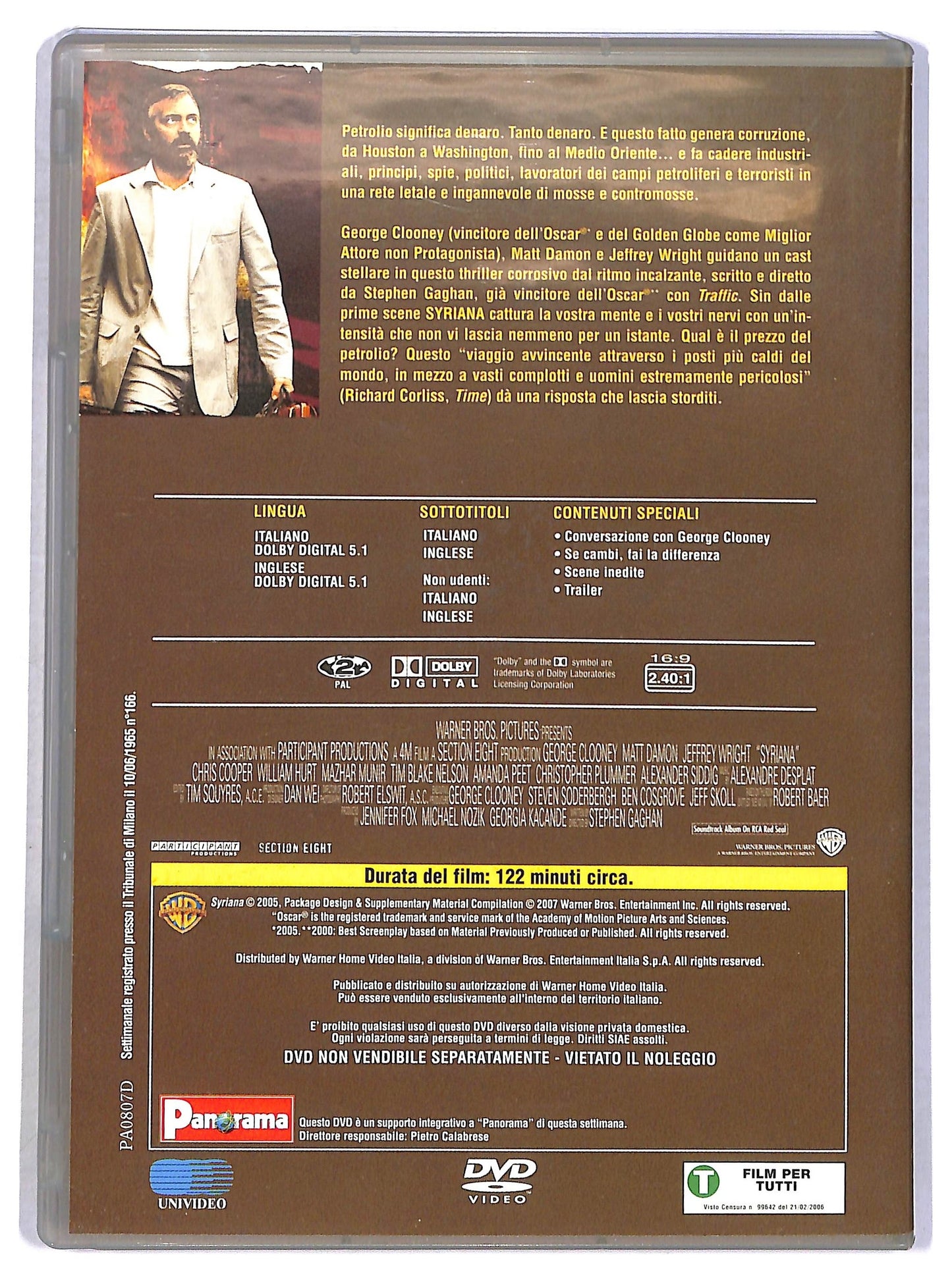 EBOND Syriana DVD  Editoriale D796443
