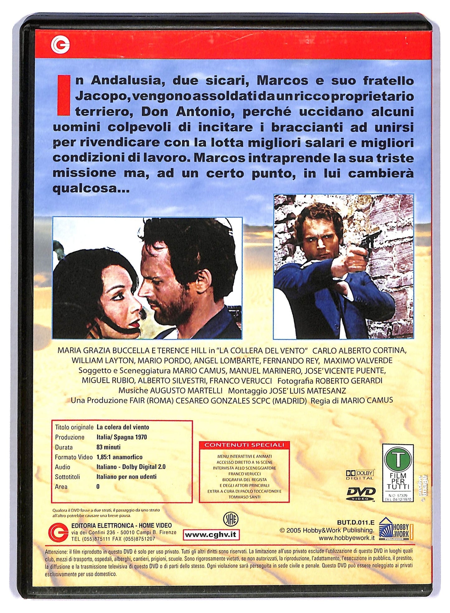 EBOND La Collera Del Vento DVD D796501