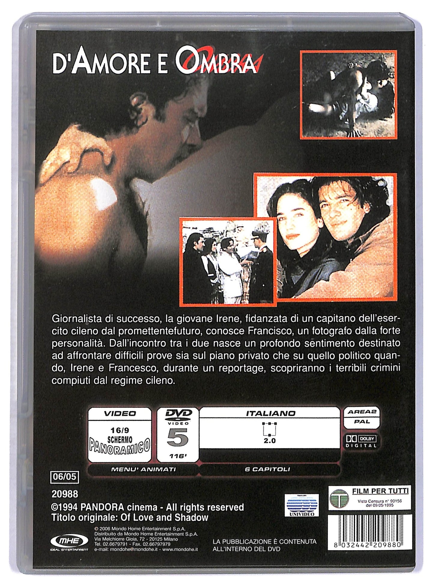 EBOND D'amore e ombra DVD D796532