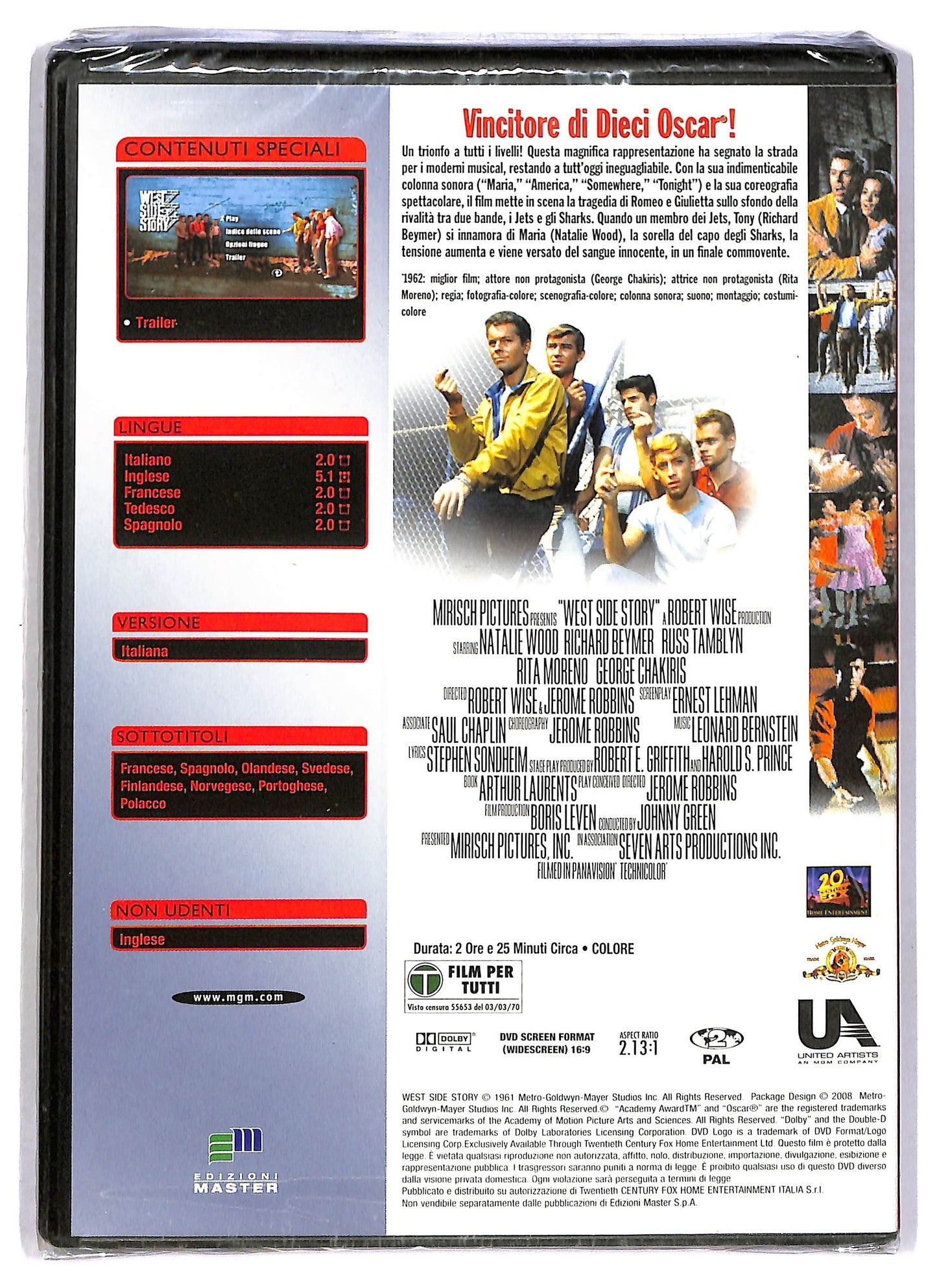 EBOND west side story natalie  EDITORIALE DVD D796647