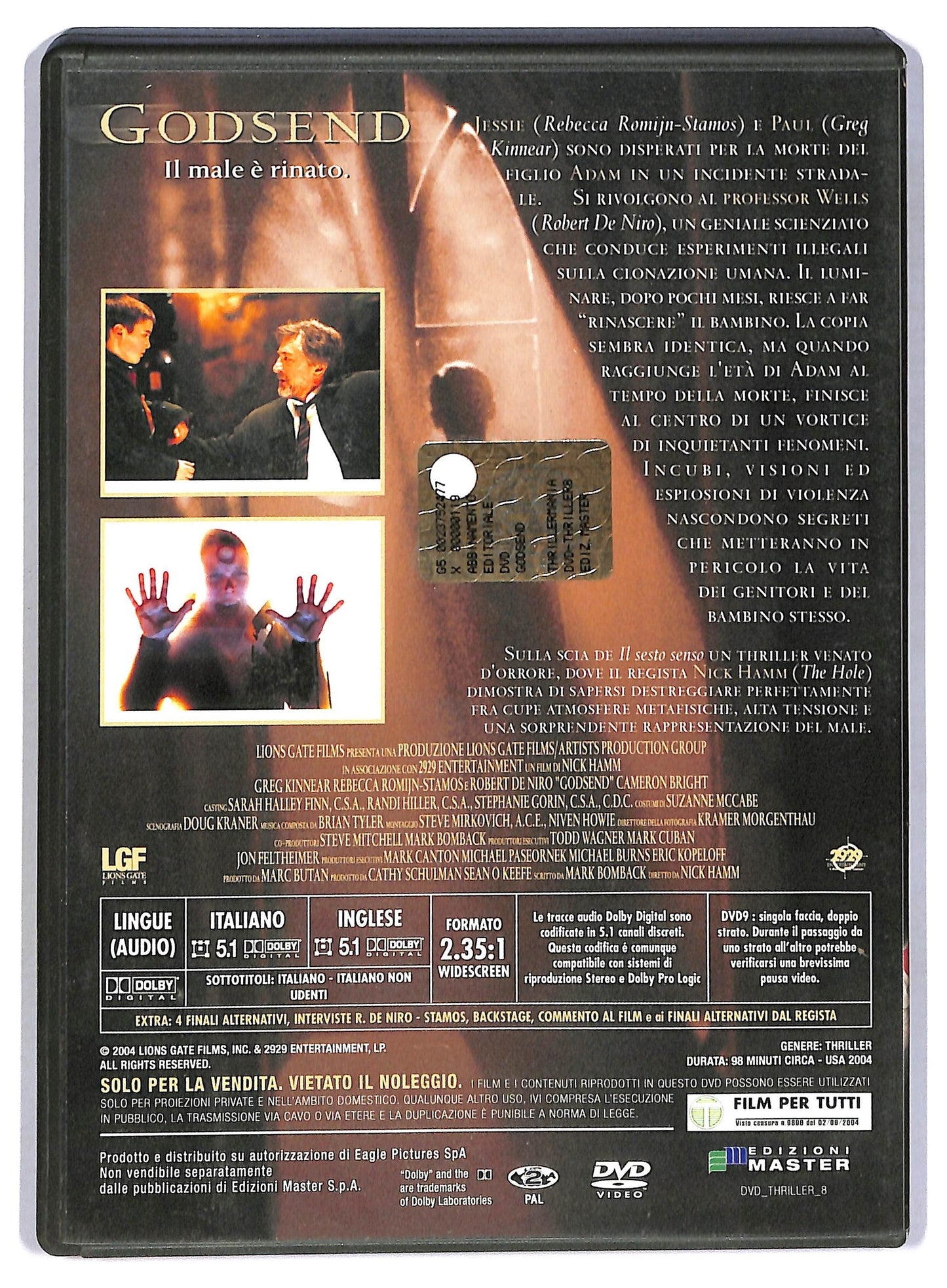 EBOND Godsend - Il male e rinato  EDITORIALE DVD D796806